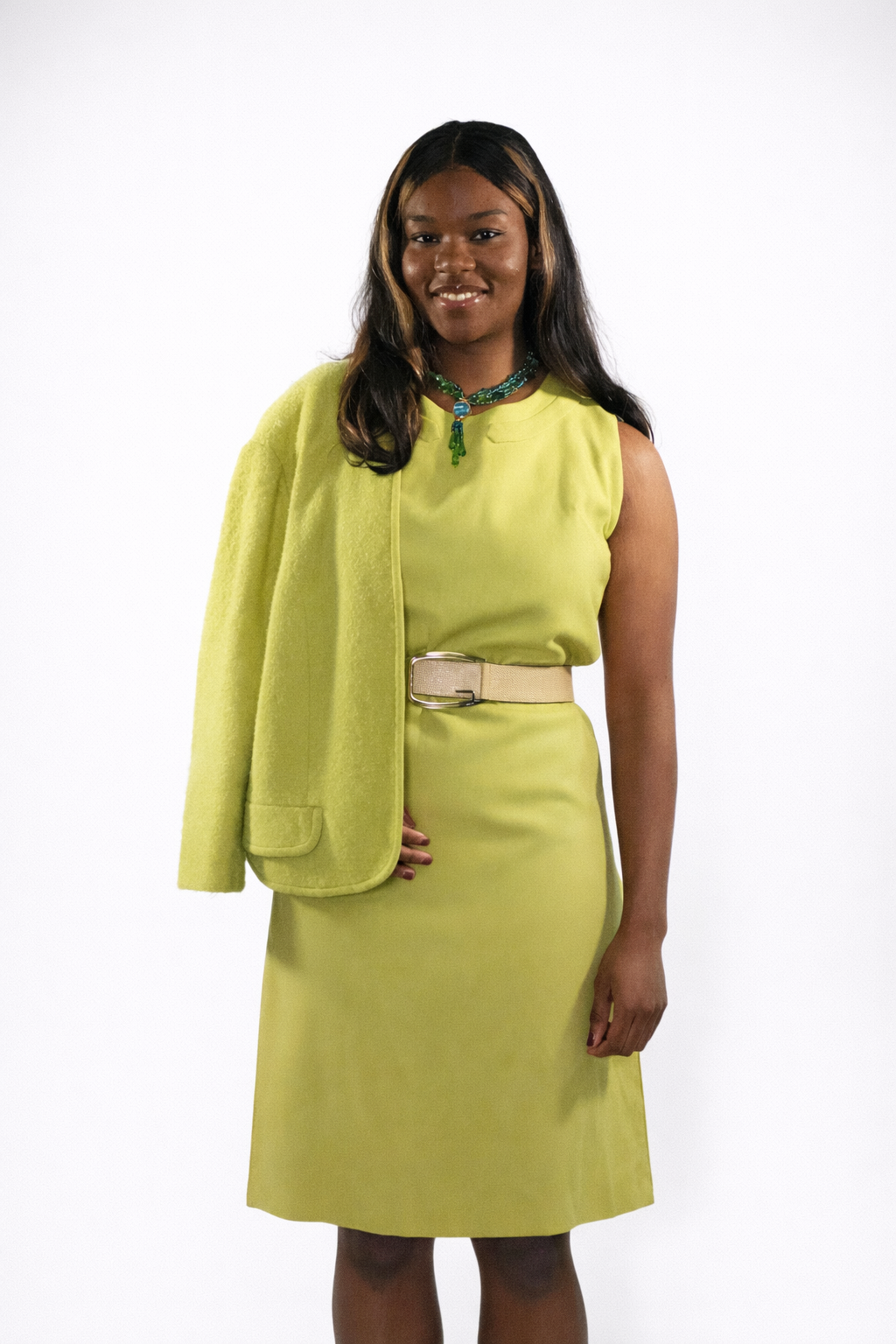 Sueño chartreuse | Conjunto de vestido