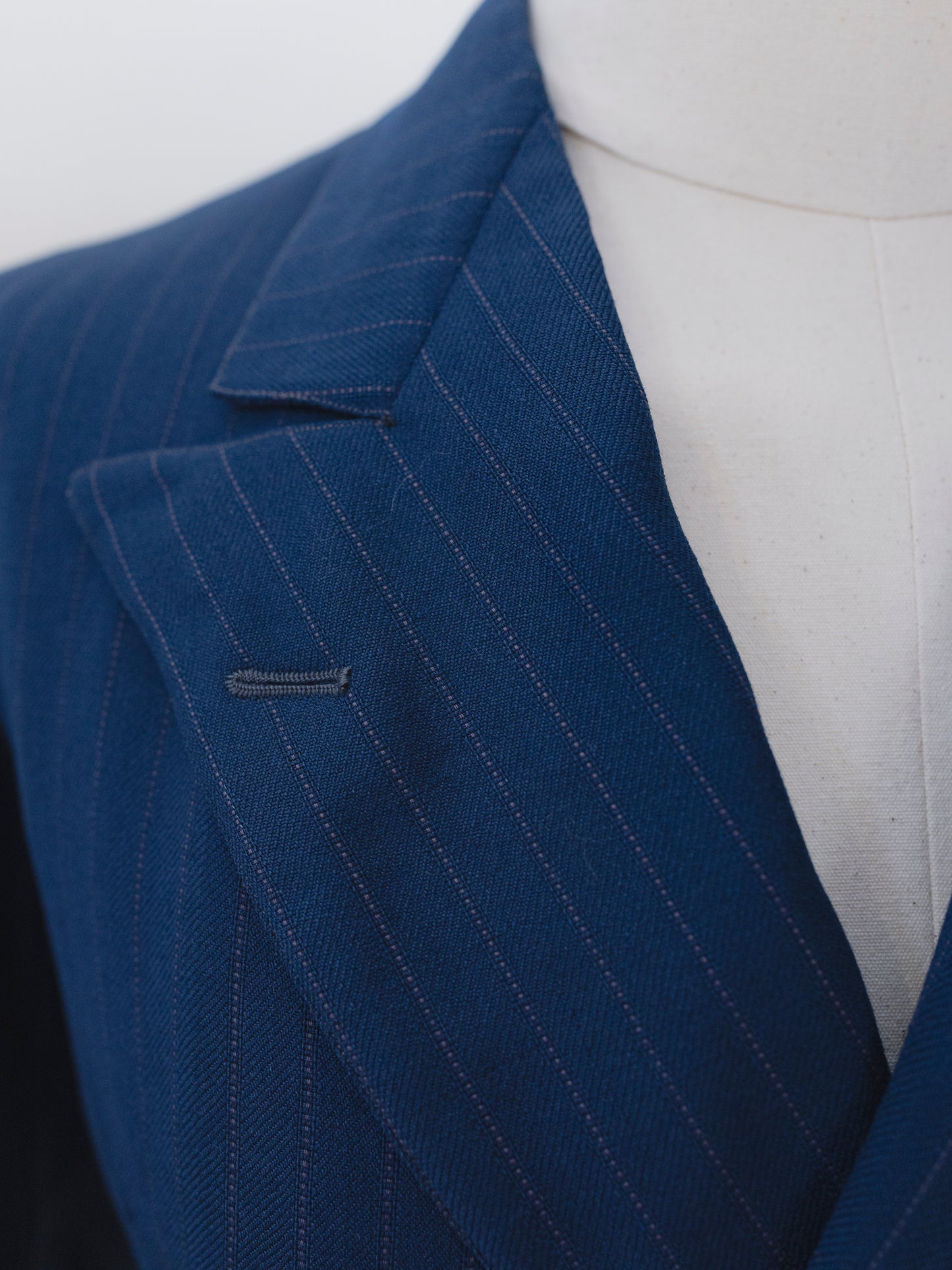 1940s Double Breasted Pinstripe | Blazer