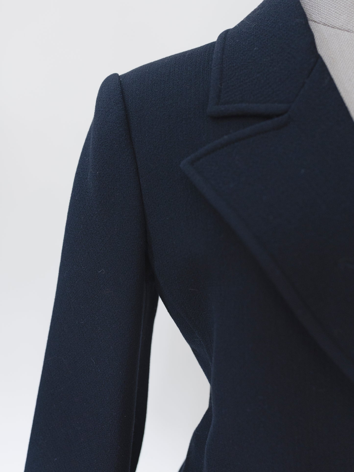 Valentino Black Velvet & Wool | Skirt Suit