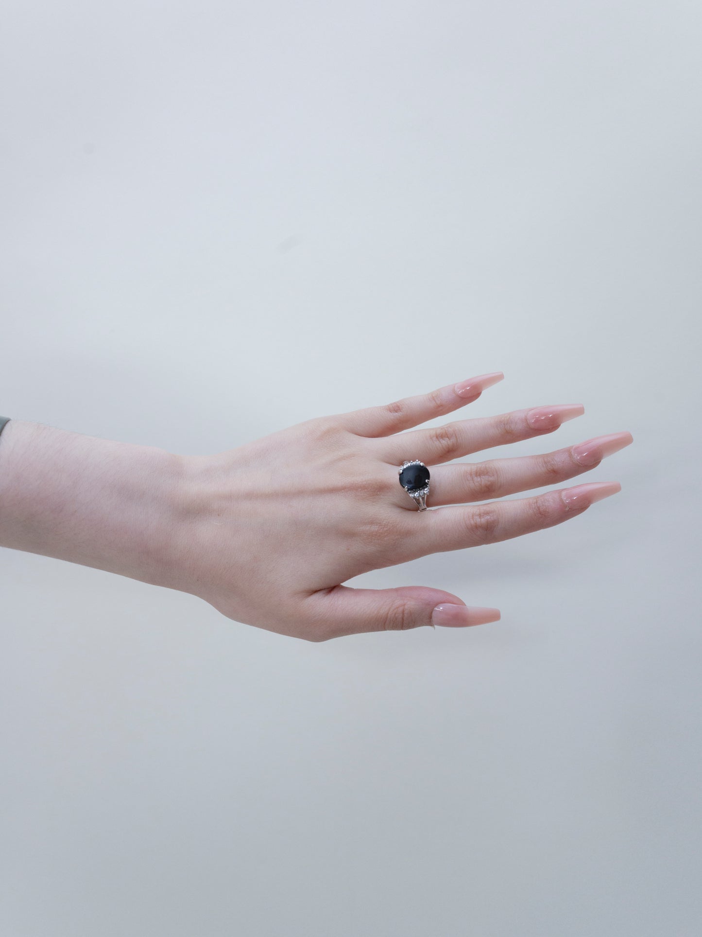 Black Onyx & Topaz | Ring | Sterling Silver