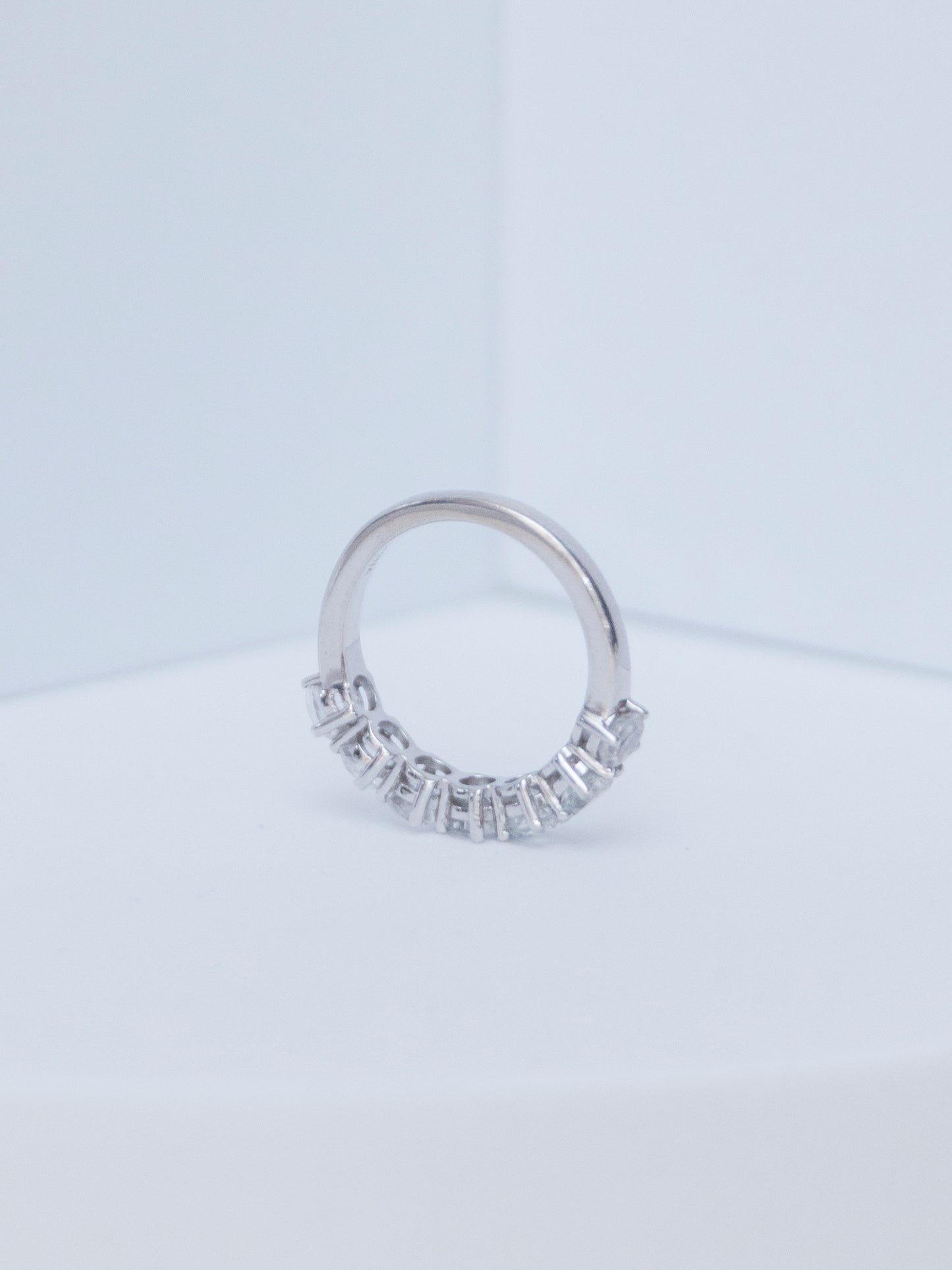 White Topaz Band | Ring | Sterling Silver