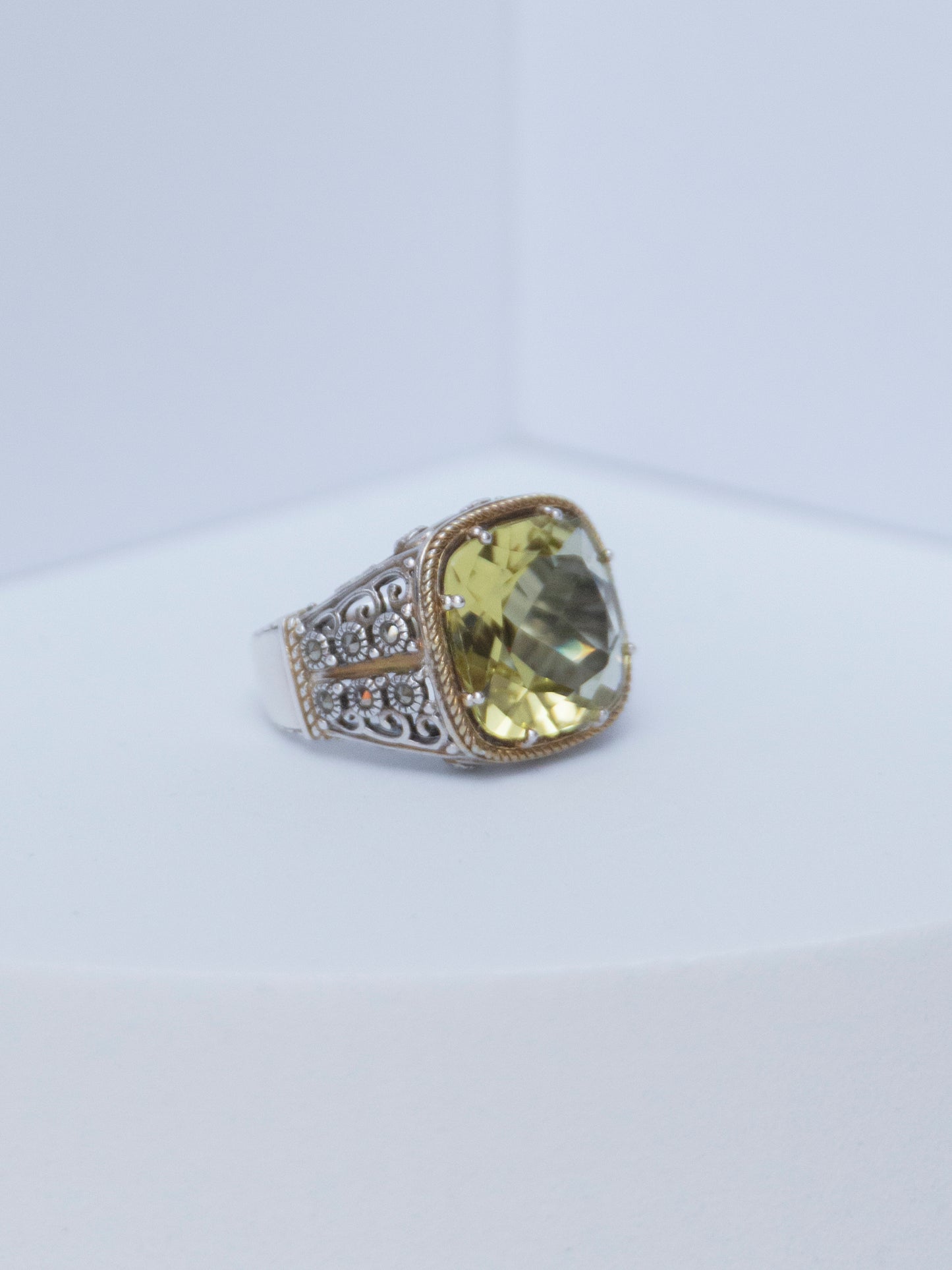 Citrine Signet | Ring | Sterling Silver