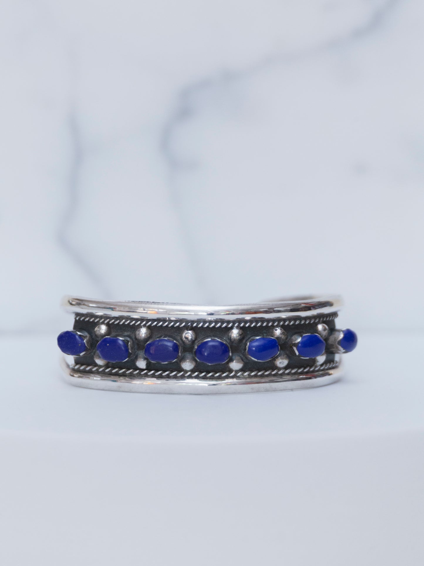Cheyenne Cuff | Blue Lapis & Sterling Silver