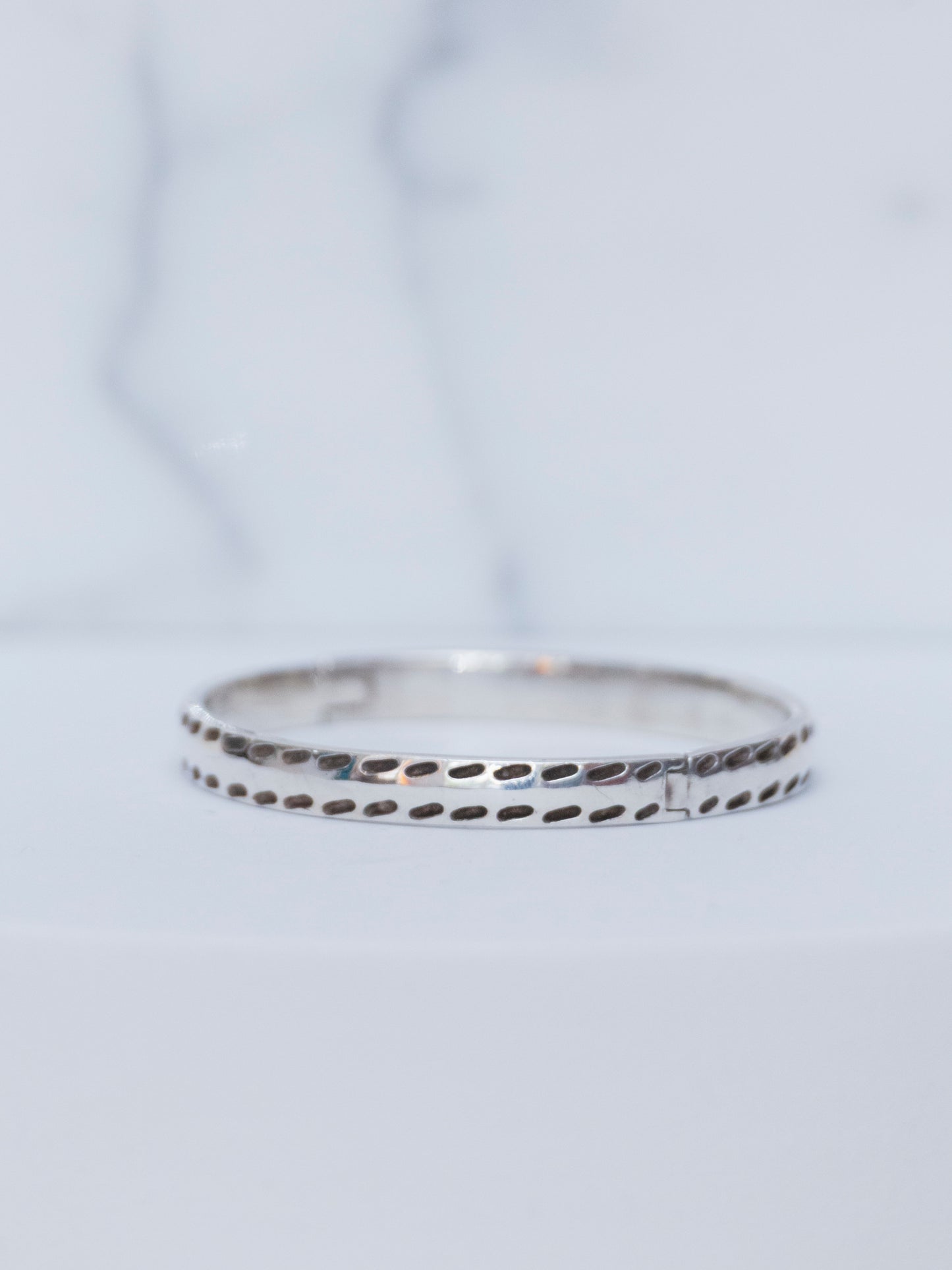 Ralph Lauren Hinge Bangle | Sterling Silver