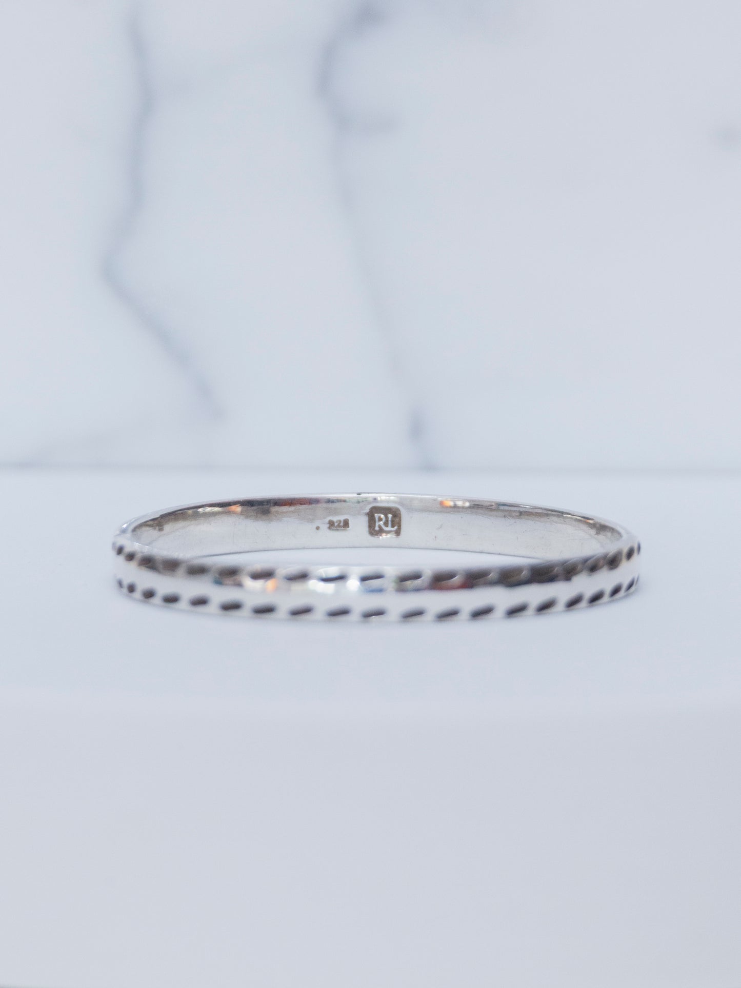 Ralph Lauren Hinge Bangle | Sterling Silver