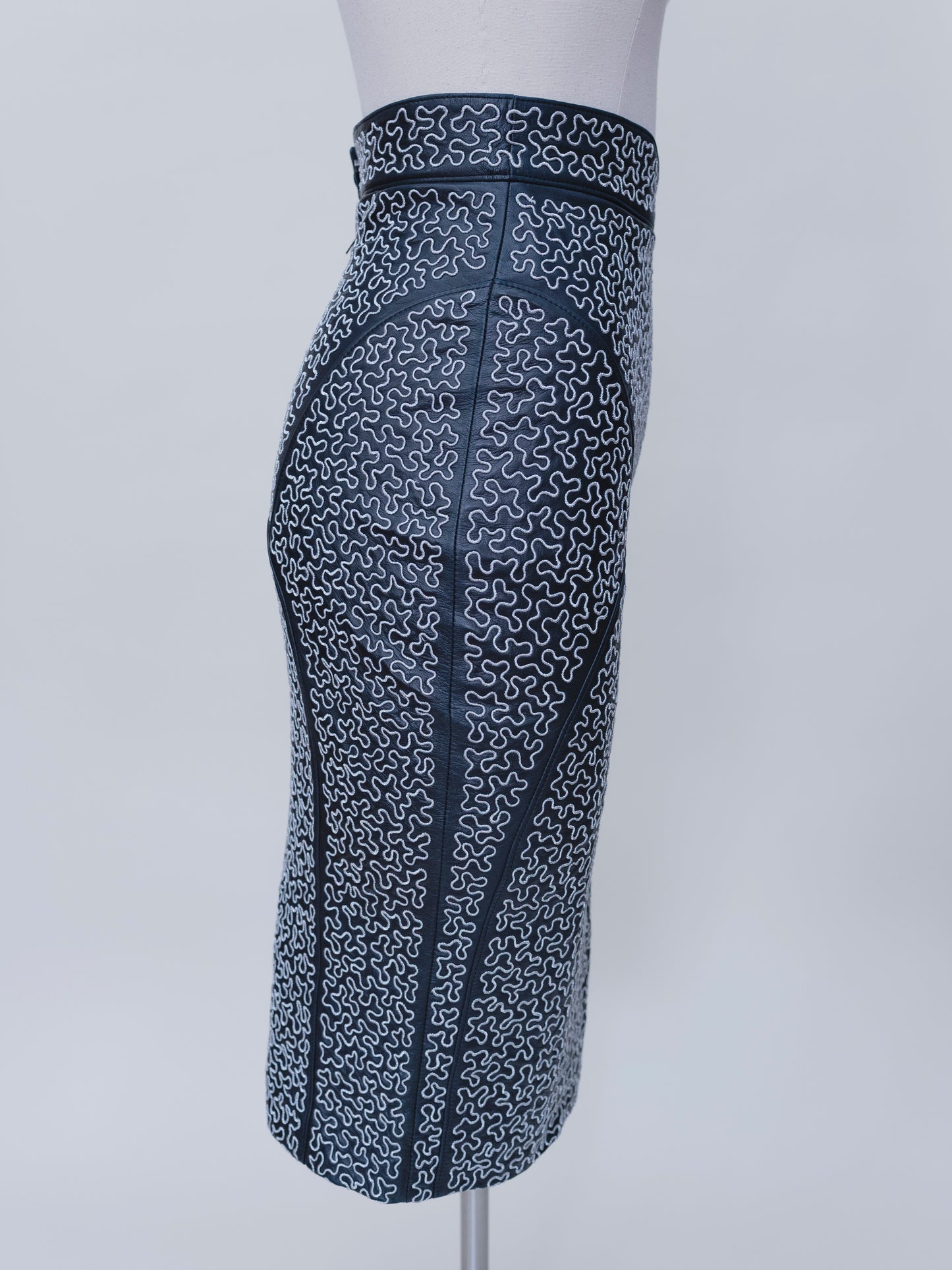 Jean Claude Jitrois Leather Skirt | Skirts