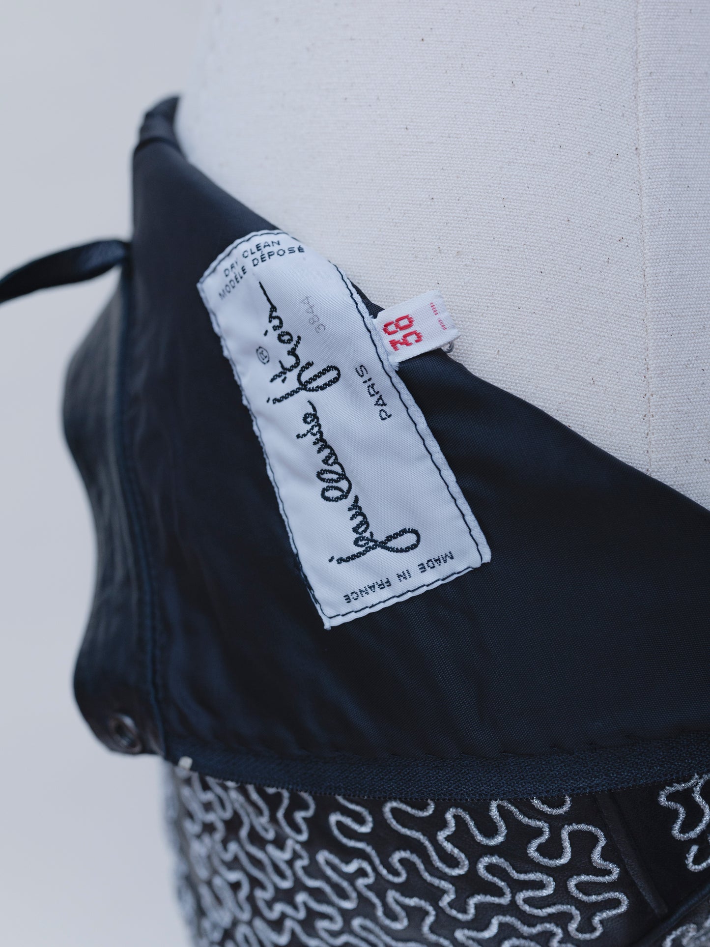 Jean Claude Jitrois Leather Skirt | Skirts