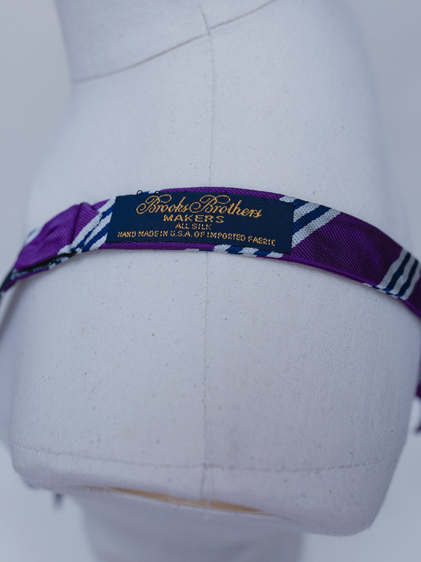 Purple Stripe Brooks Brothers | Bowtie