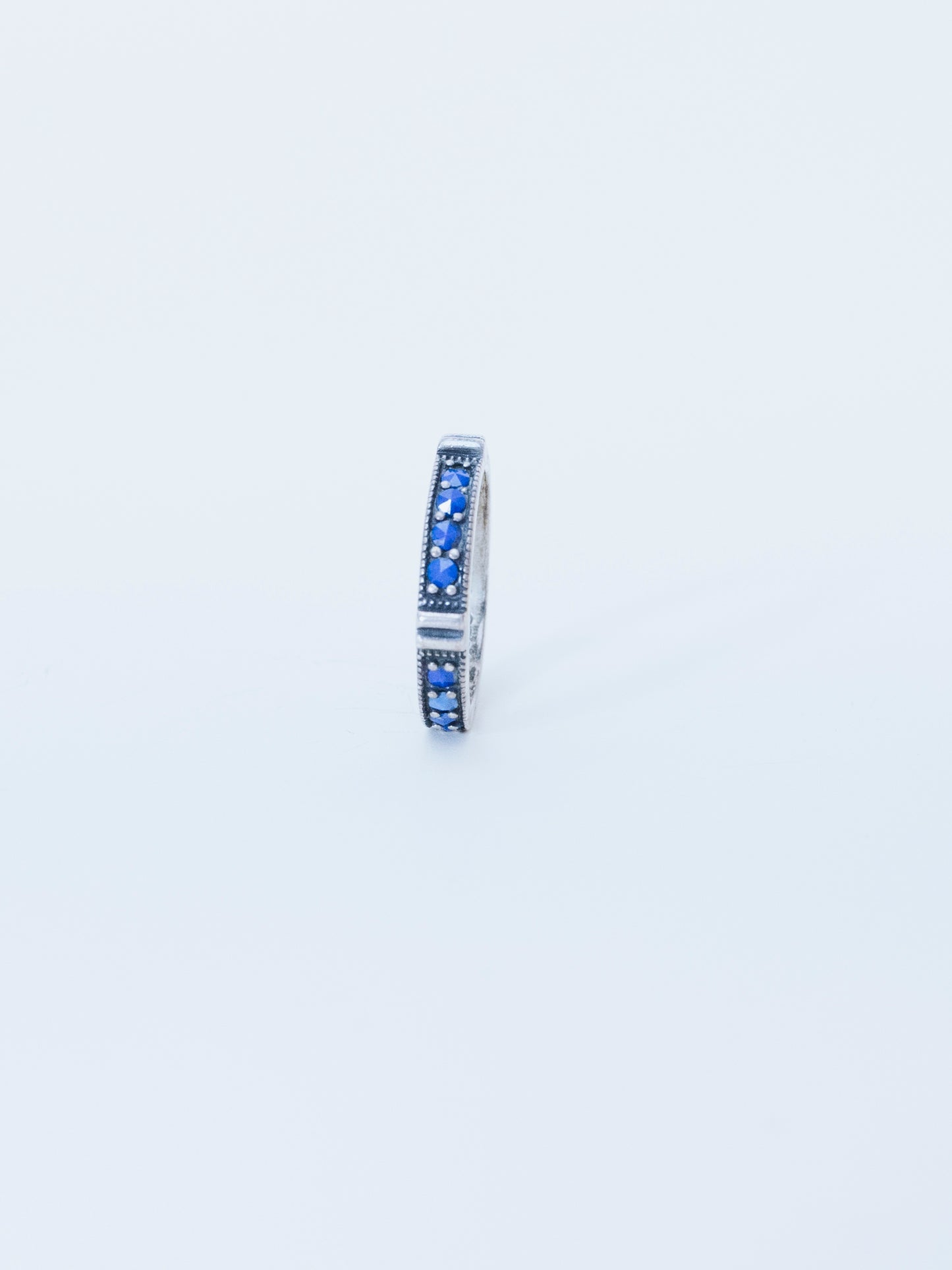 Deepest Blue Sapphire | Ring | Sterling Silver