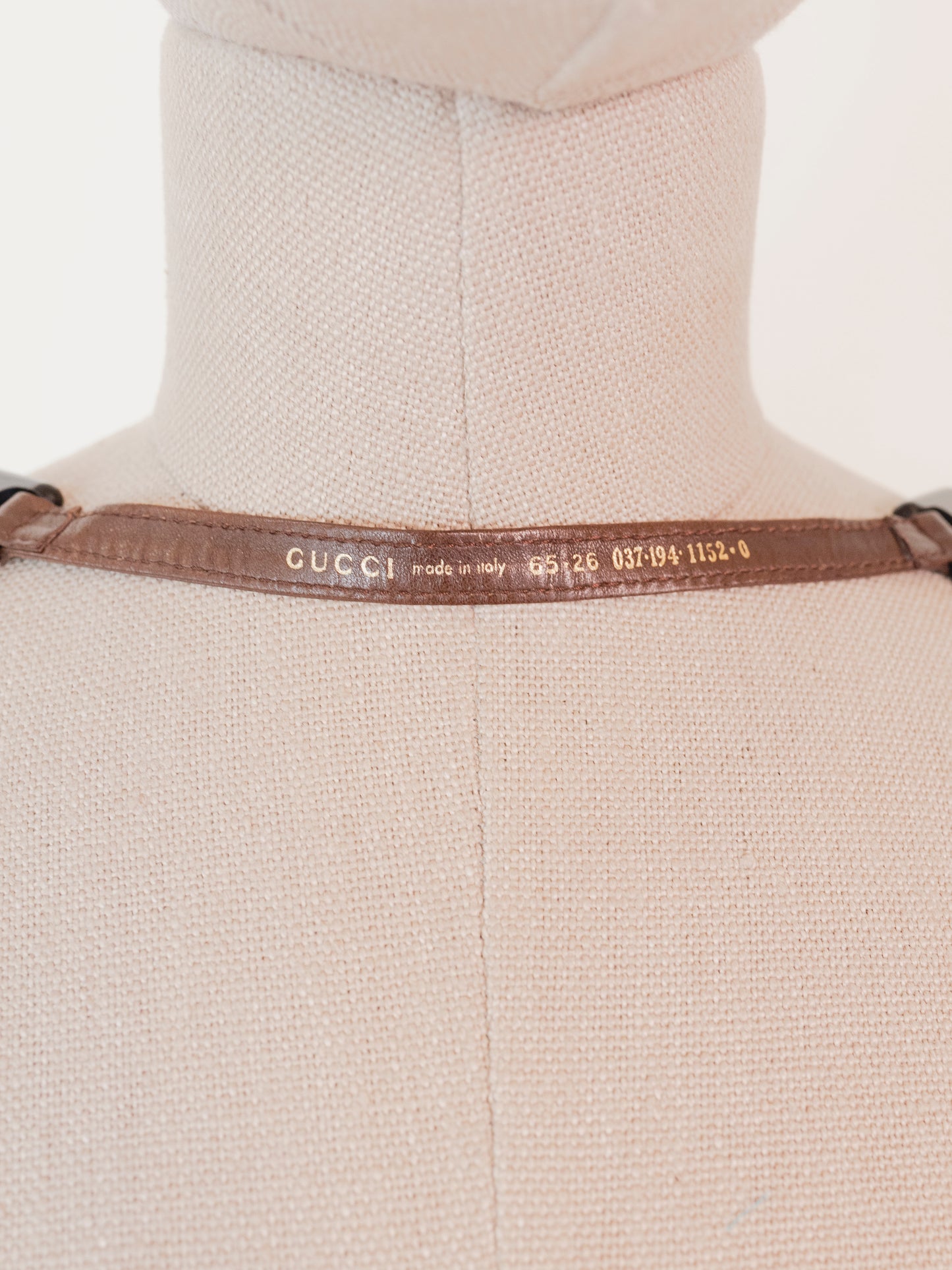 Gucci Wooden Link Tie | Belt