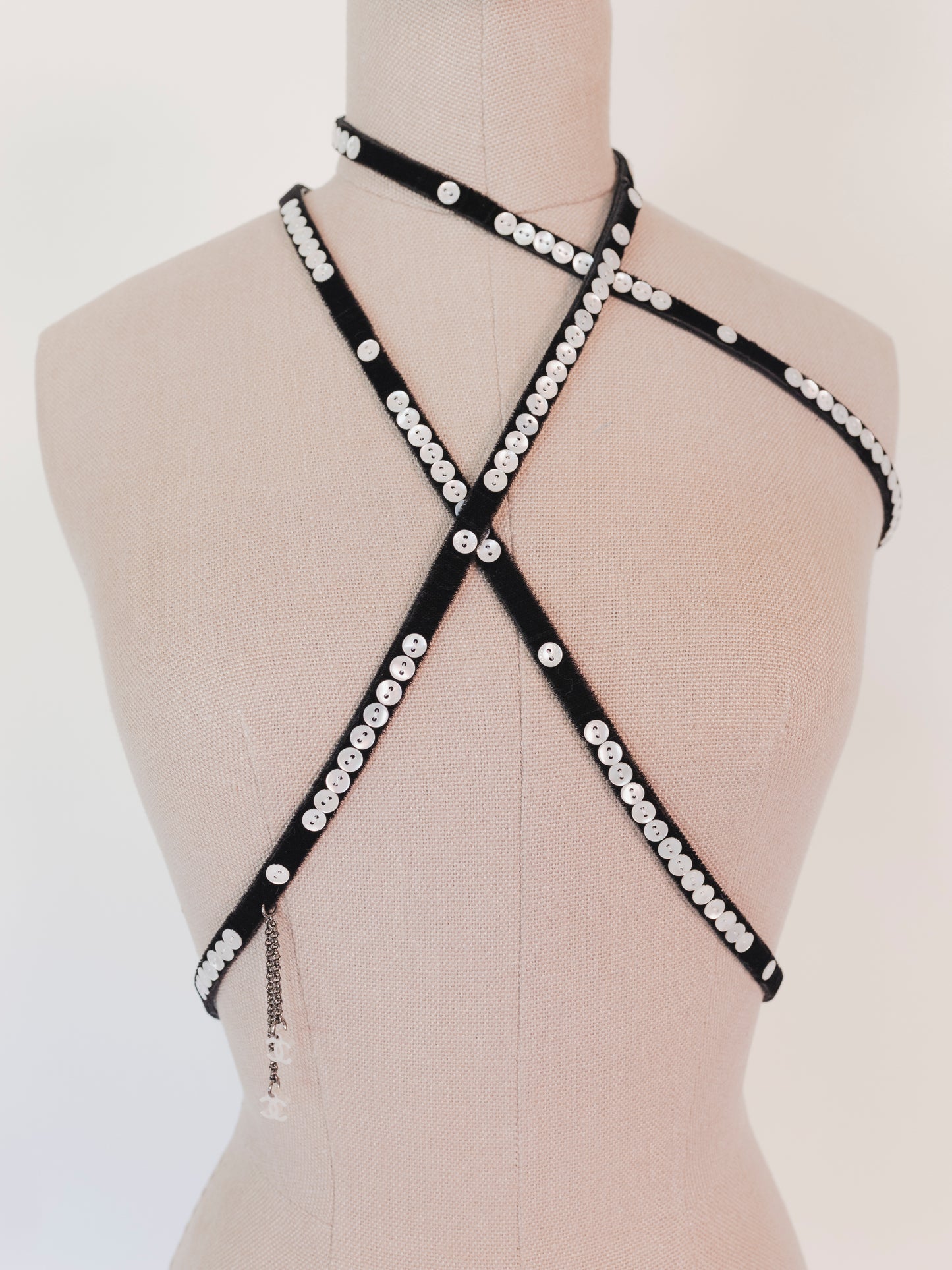 Chanel Mother of Pearl + Velvet | Belt