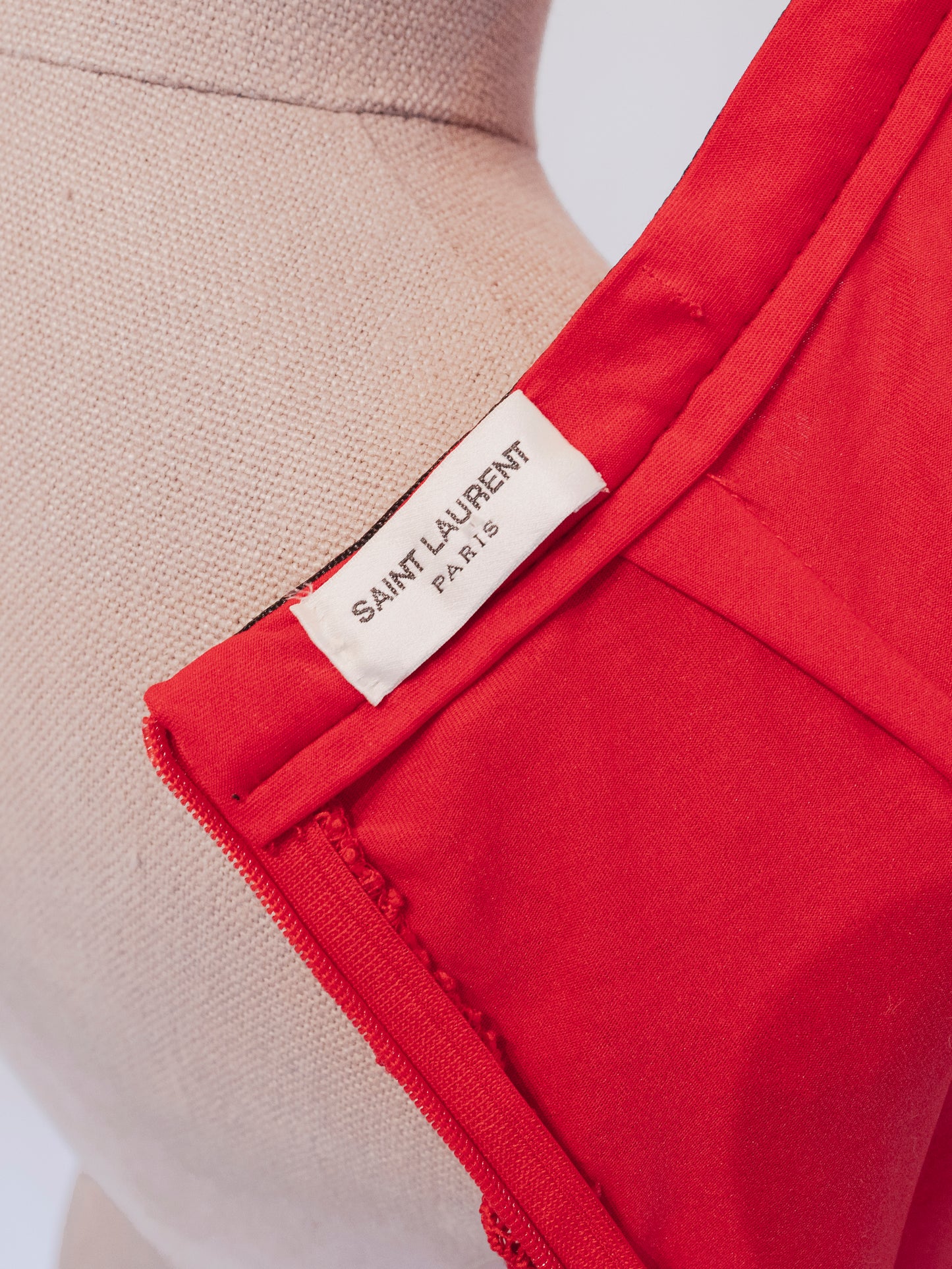 Saint Laurent Red Lace | Skirt