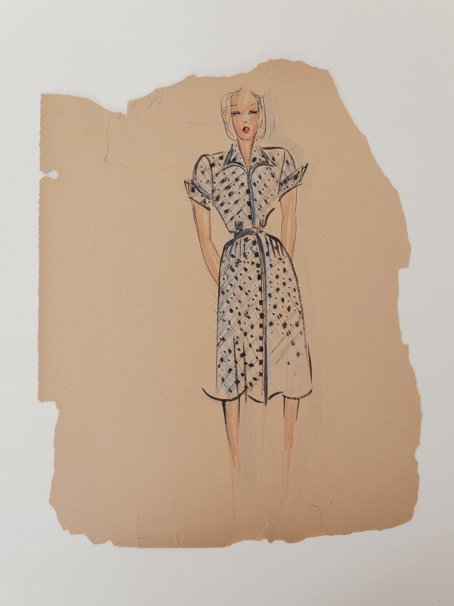 1930s Original Art Mary | Sketch