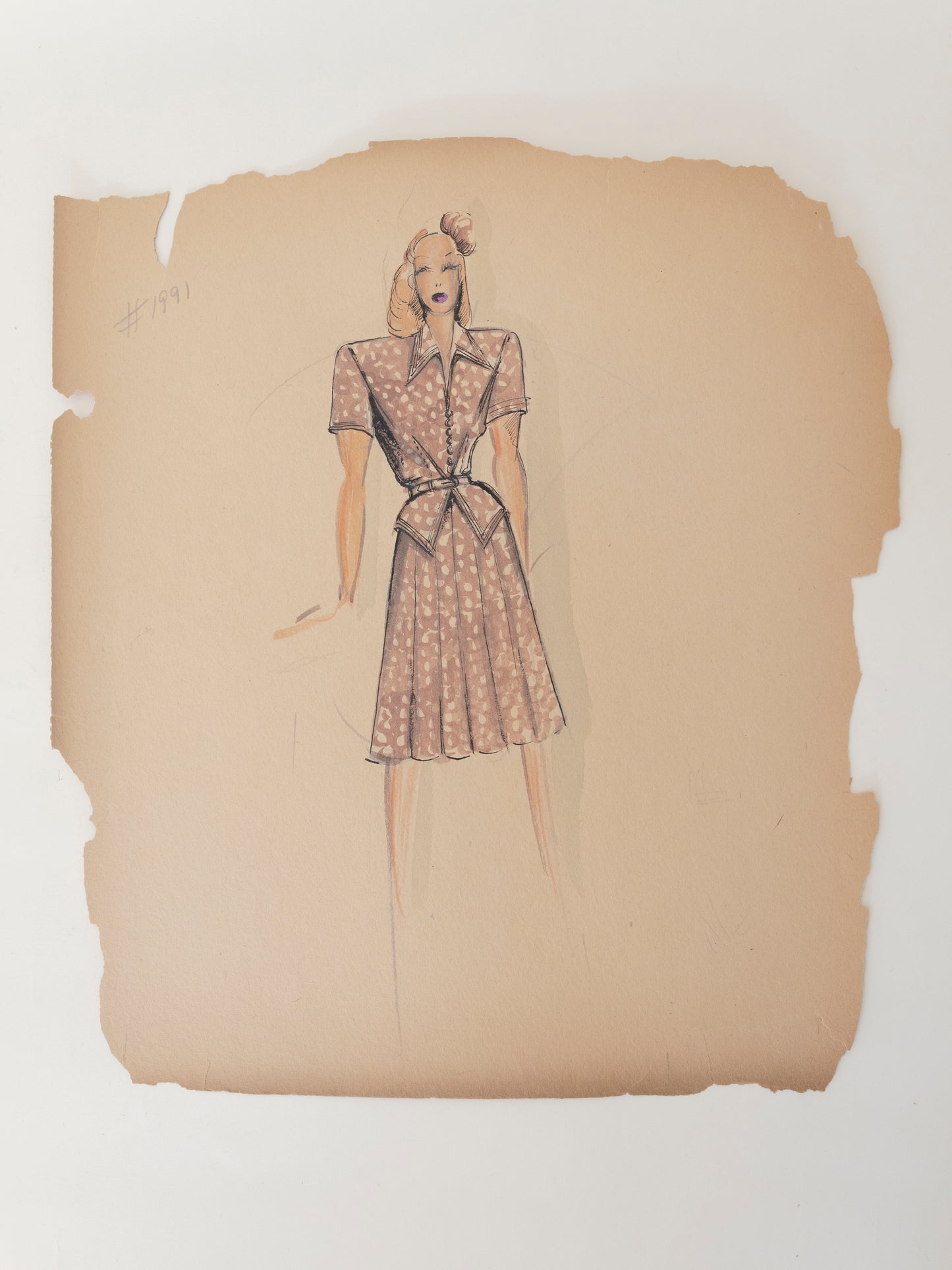 1930s Original Art #1991 | Sketch