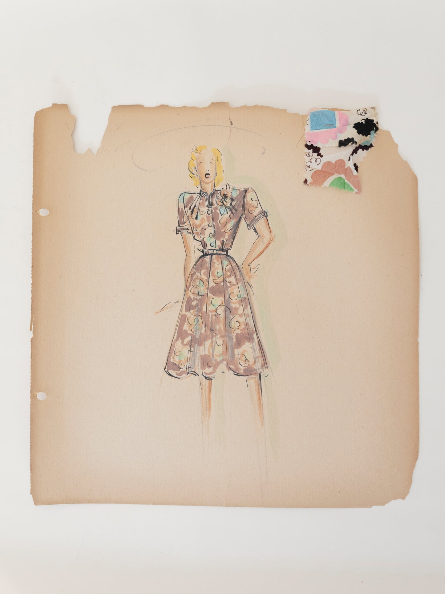 1930s Original Art Shirley | Sketch