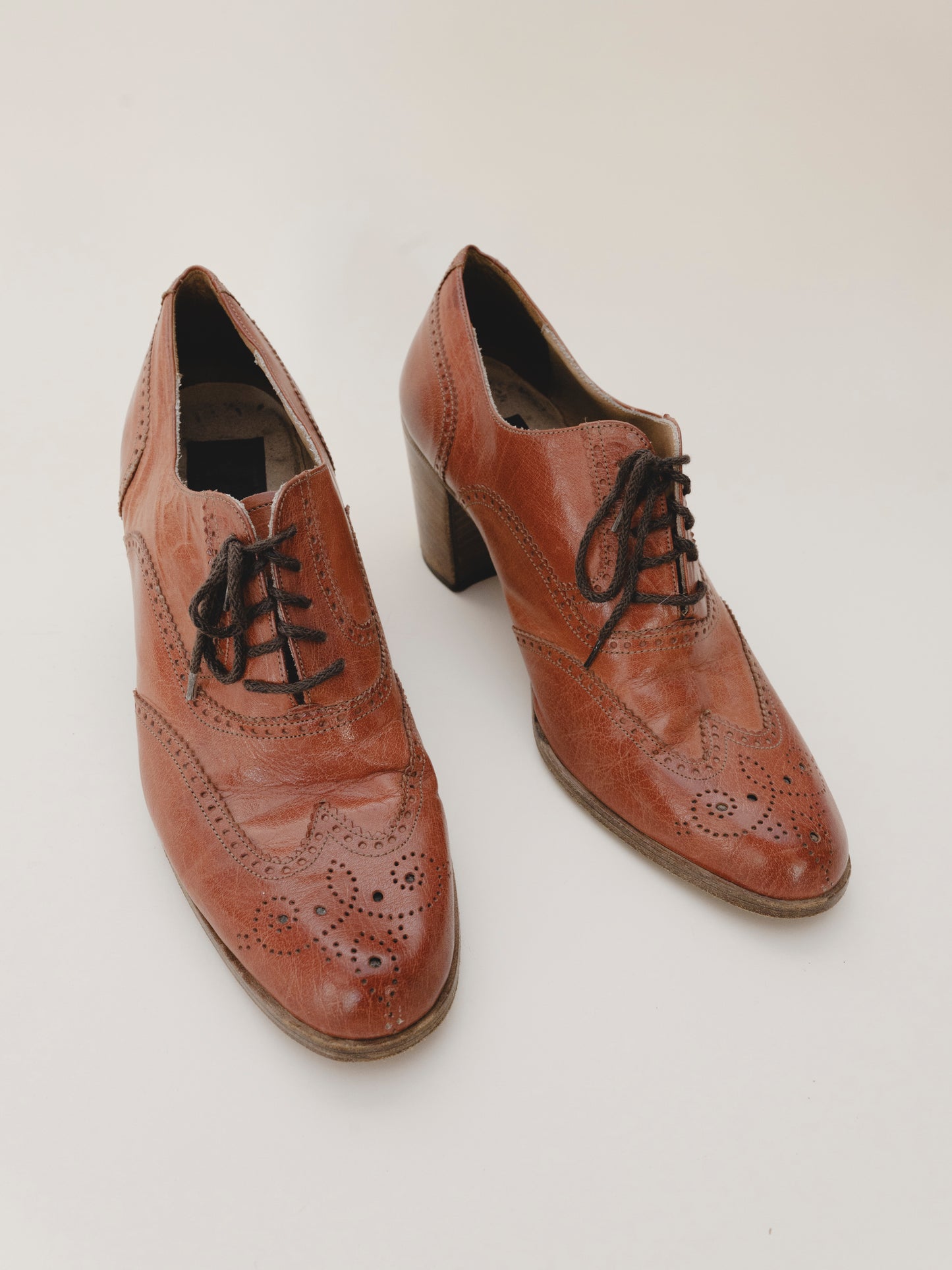 Eggsy | Oxford Full Brogue Wing Tip Elevator Shoes