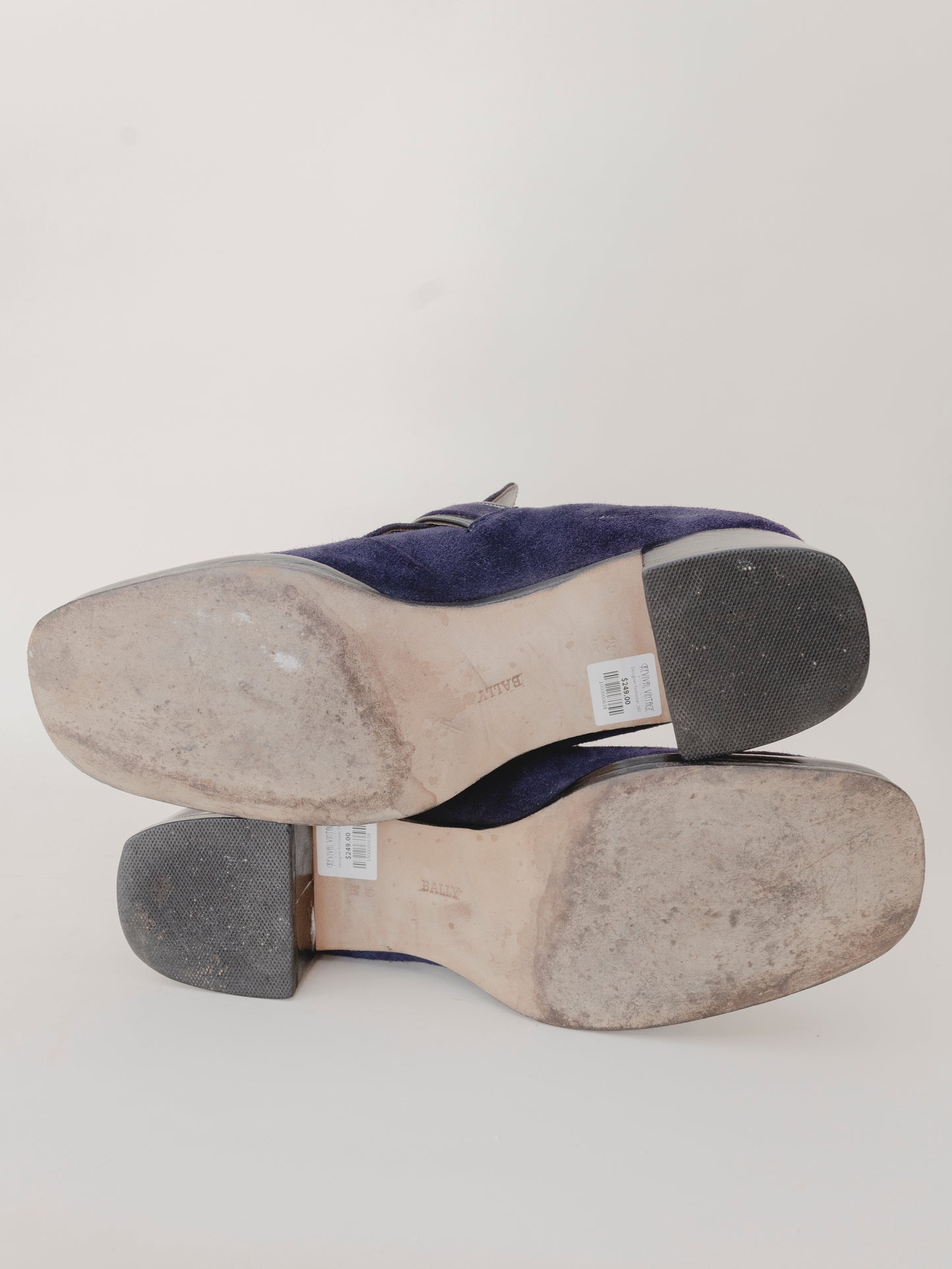 Bally Blue Suede | Monk Strap Loafers