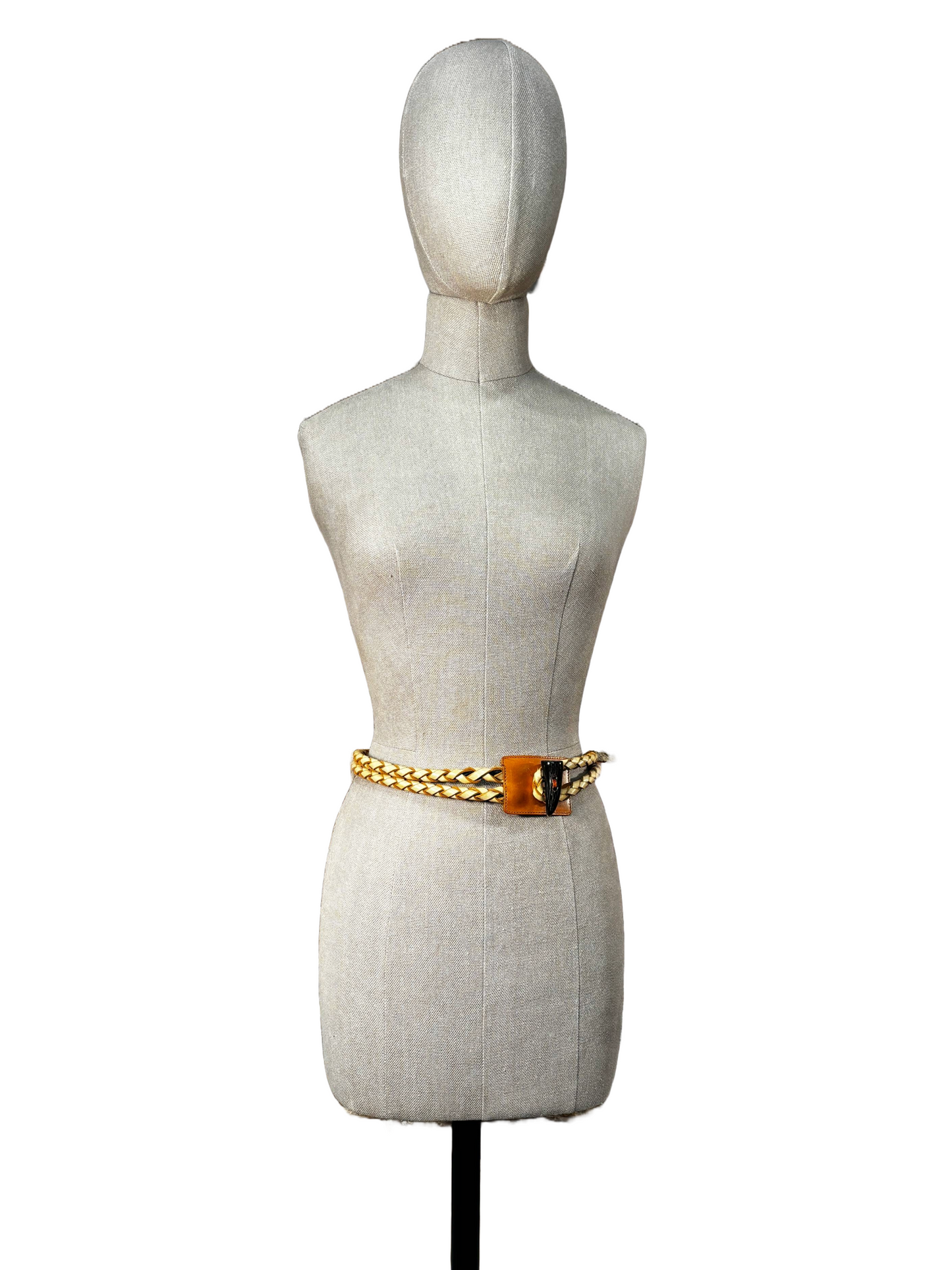 Burberry Woven Leather Belt