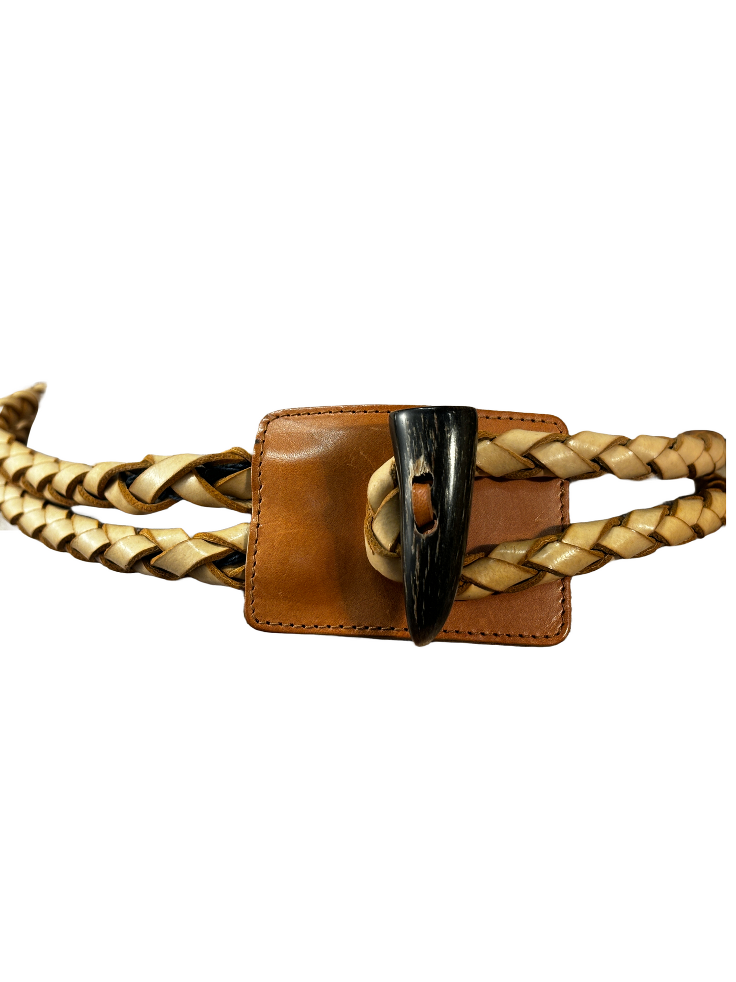 Burberry Woven Leather Belt