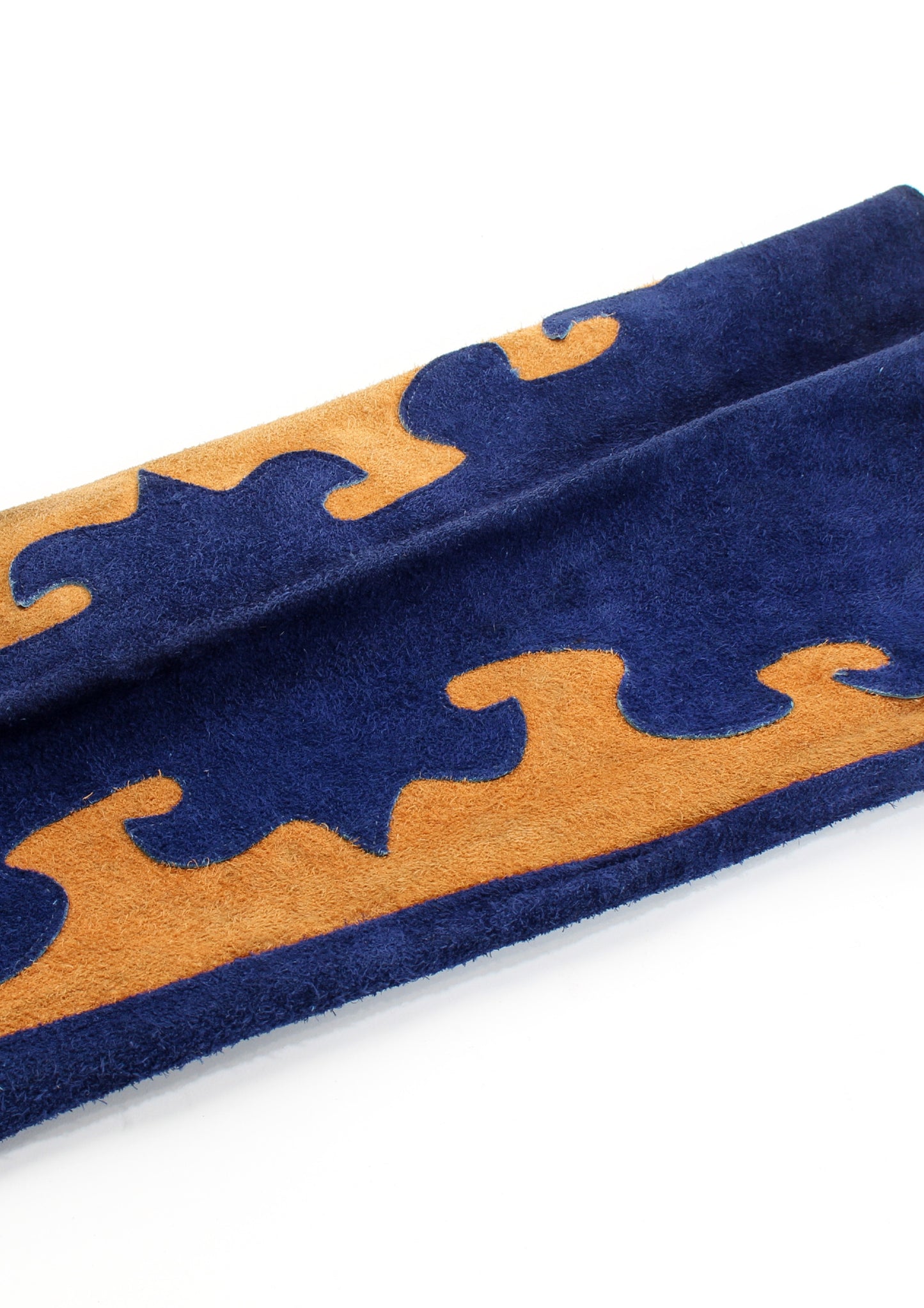 Blue & Carmel Suede Bell Bottoms | Pants
