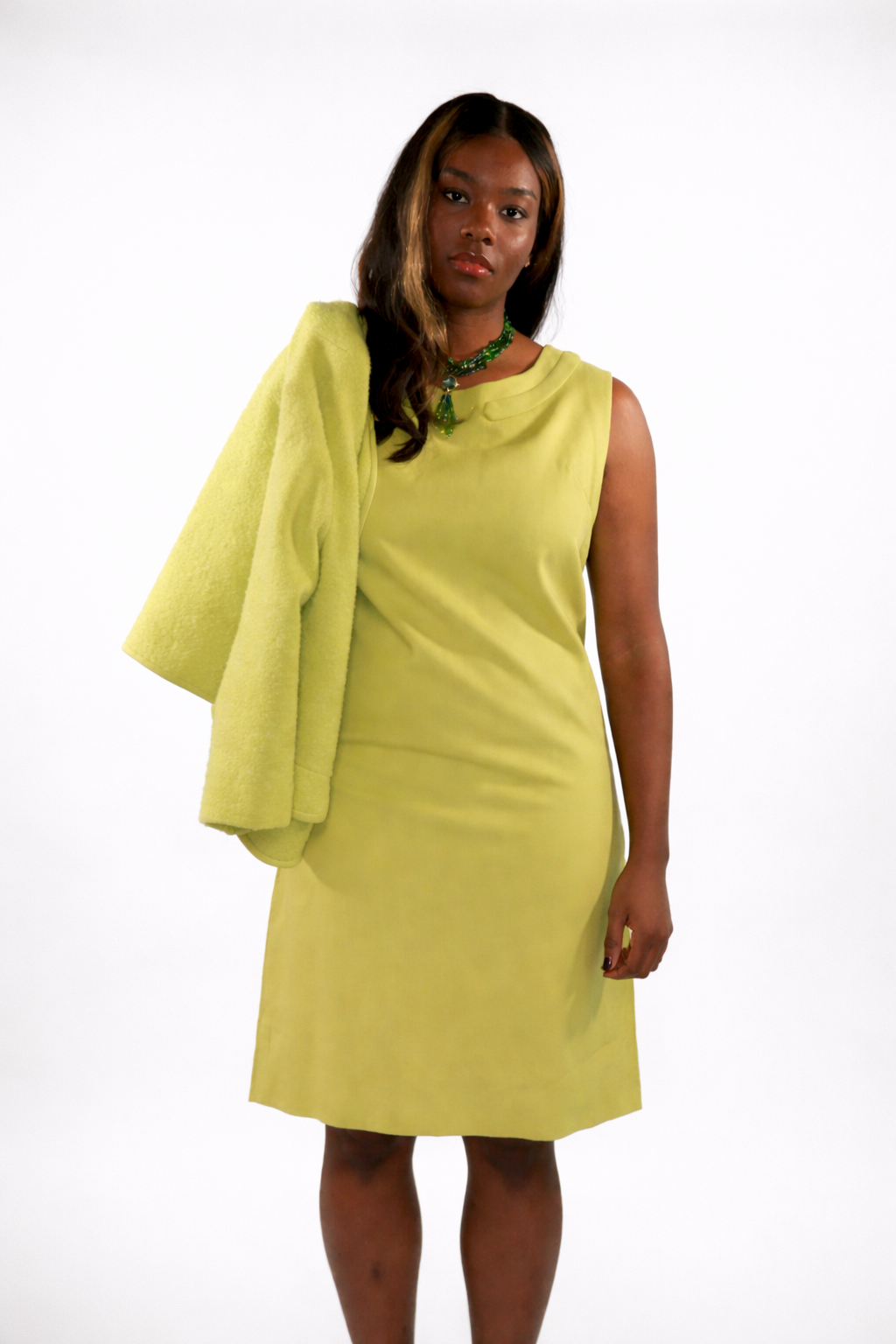 Sueño chartreuse | Conjunto de vestido