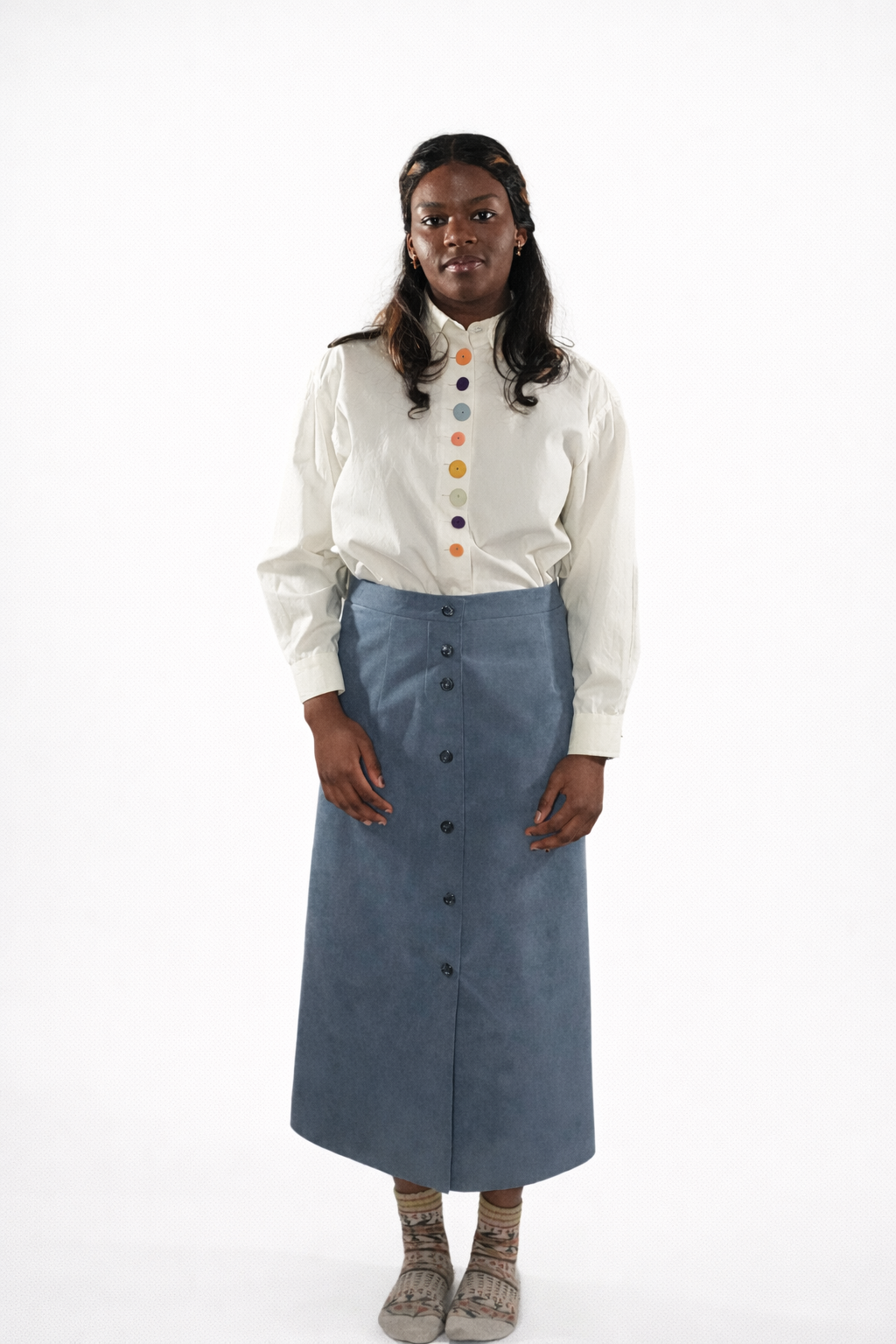 Blusa de siete botones Todd Oldham Times