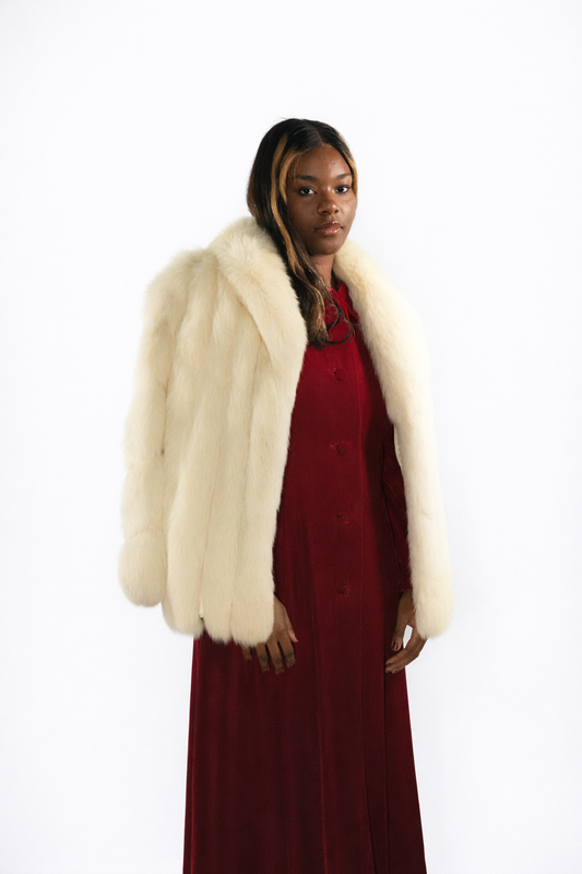 Saga White Fox | Coat