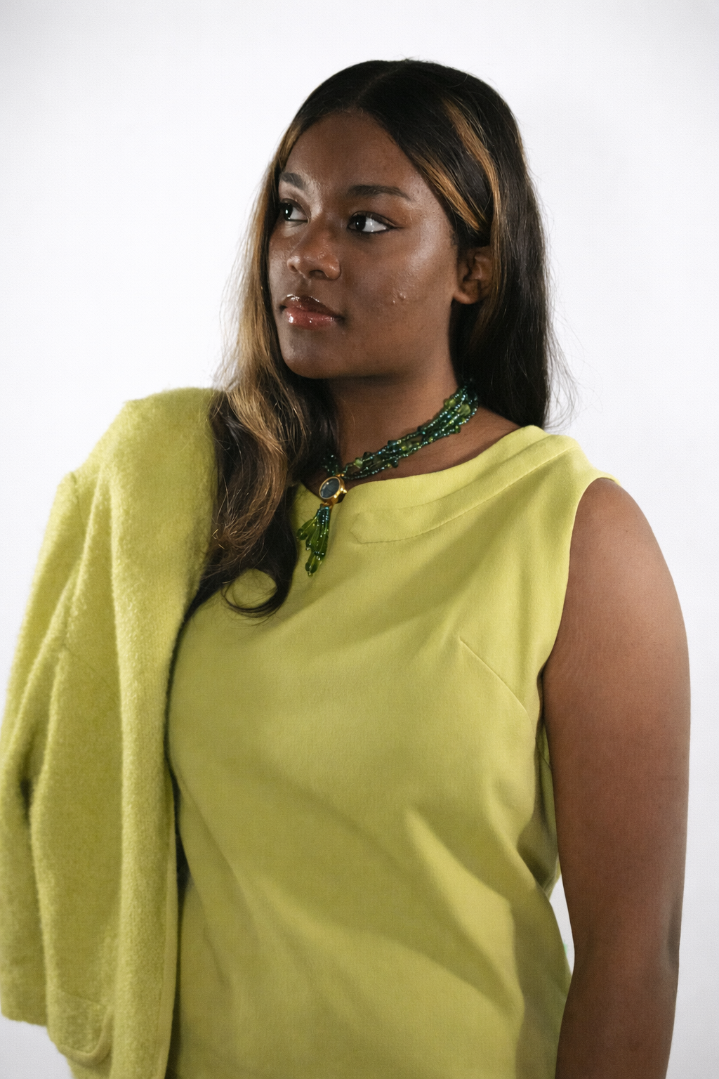 Sueño chartreuse | Conjunto de vestido
