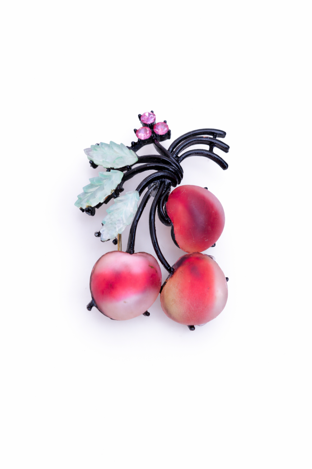 Austrian White Peach | Brooch