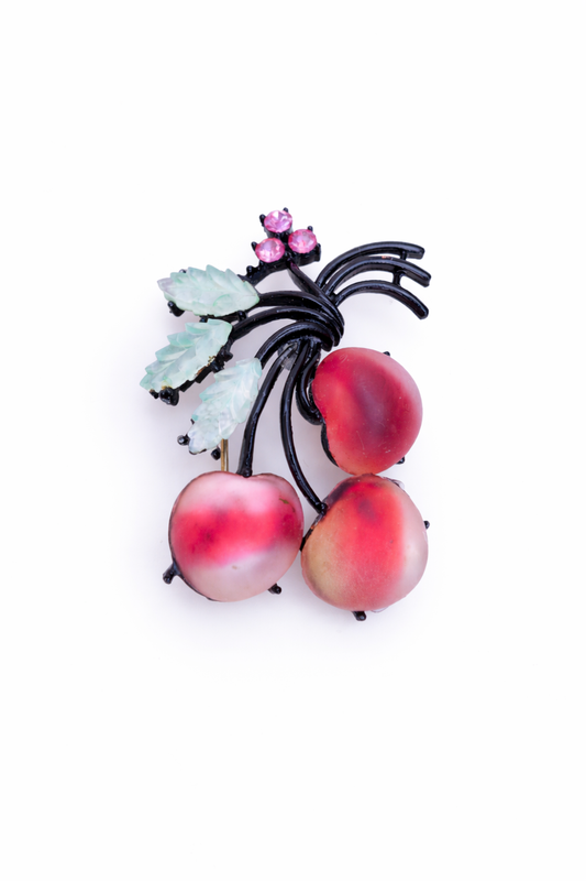 Melocotón blanco austriaco | Broche