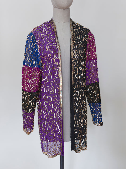 Judith Ann Creations Sequin Colorblock | Jacket