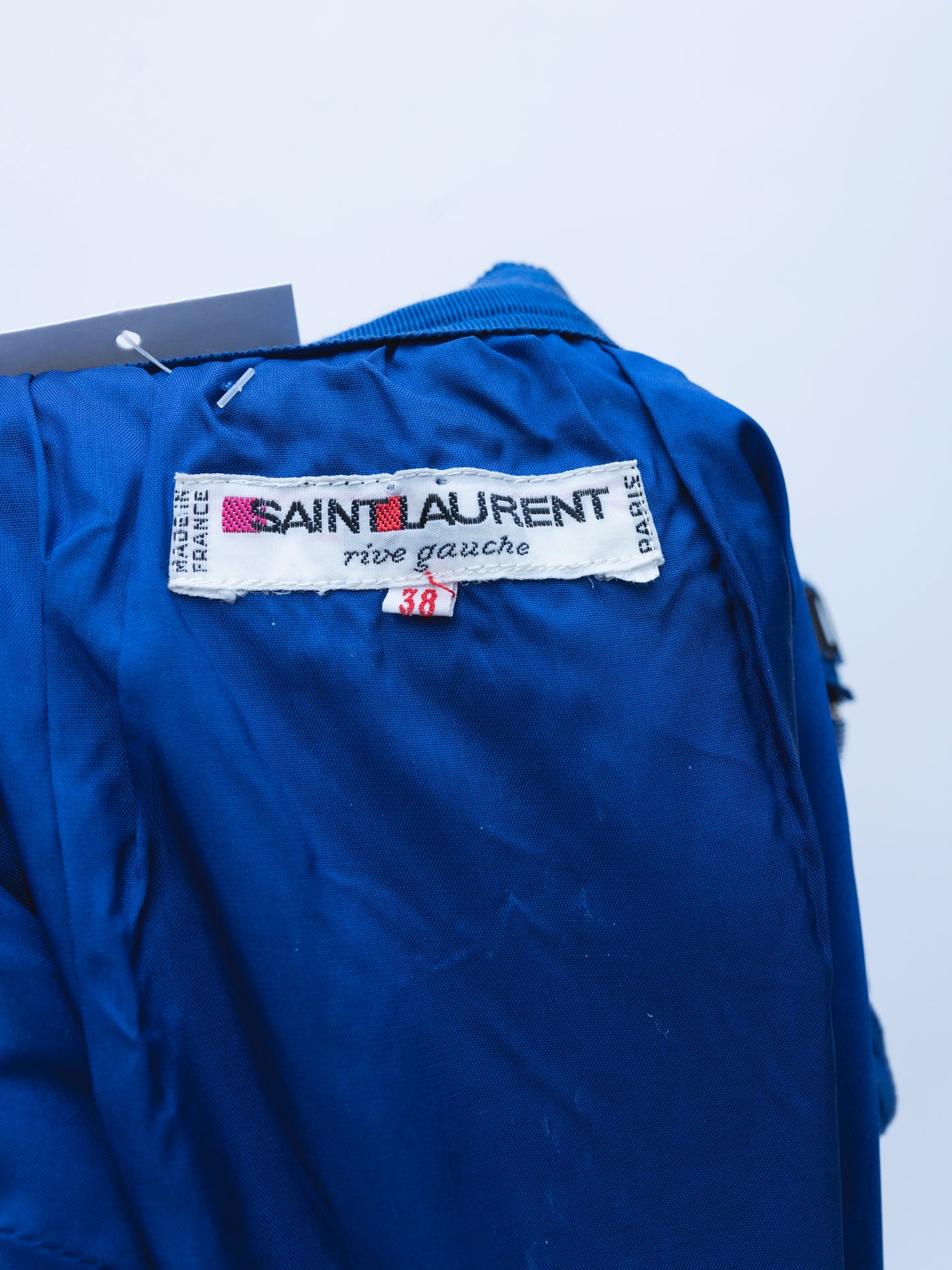 Saint Laurent Rive Gauche Electric Blue Sequin | Skirt