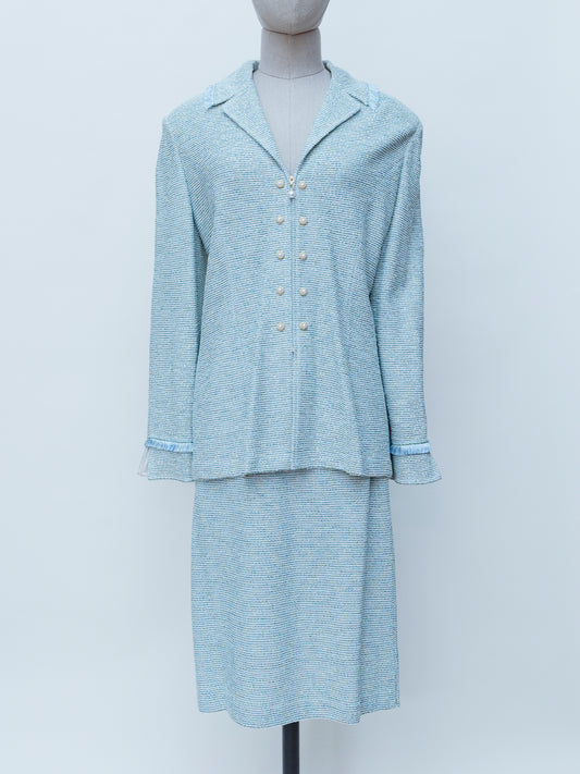 St. John Sea & Pearls | Skirt Suit