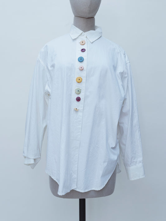 Todd Oldham Times Seven Buttons | Blouse