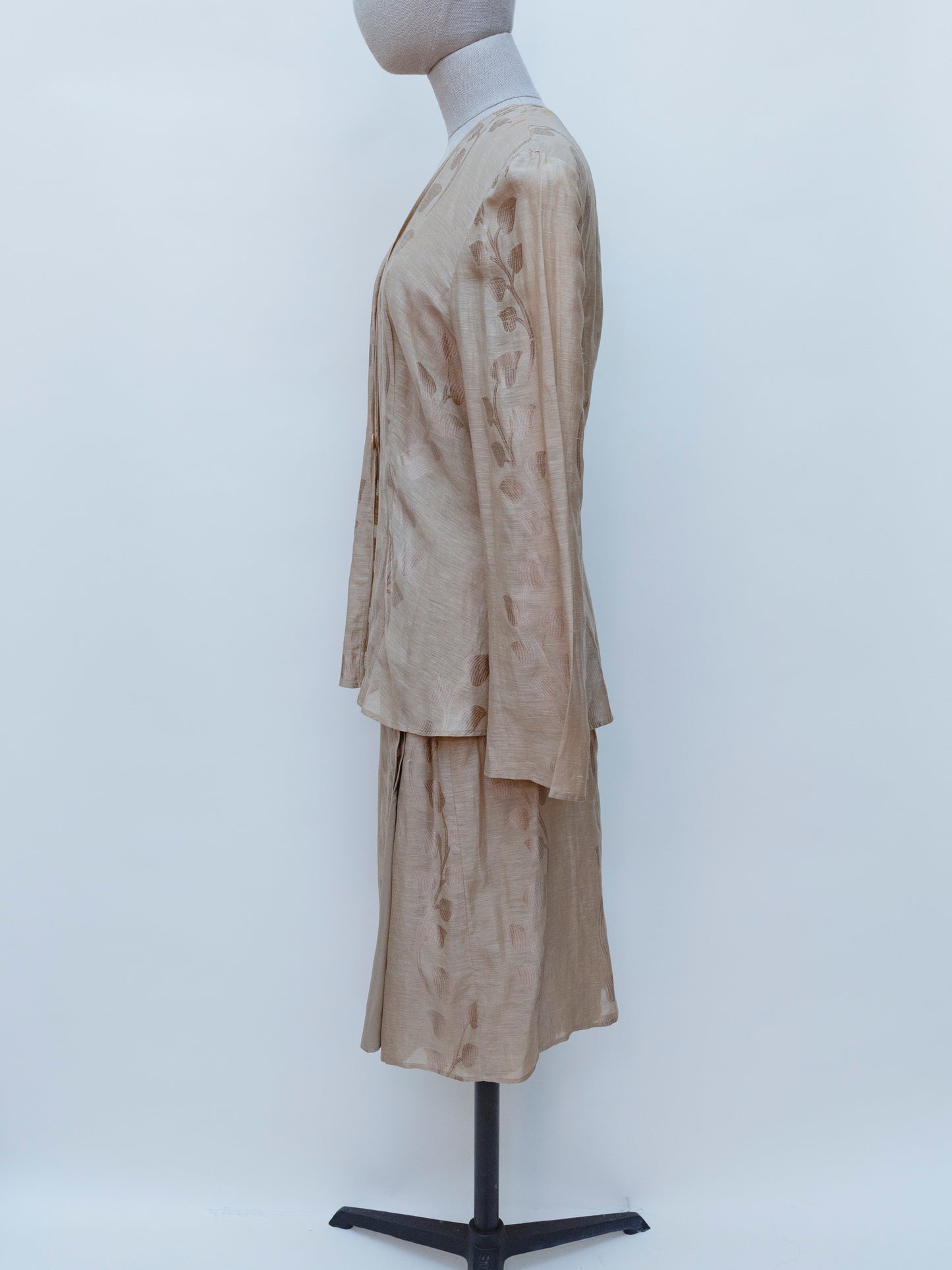Giorgio Armani Tan | Skirt Suit