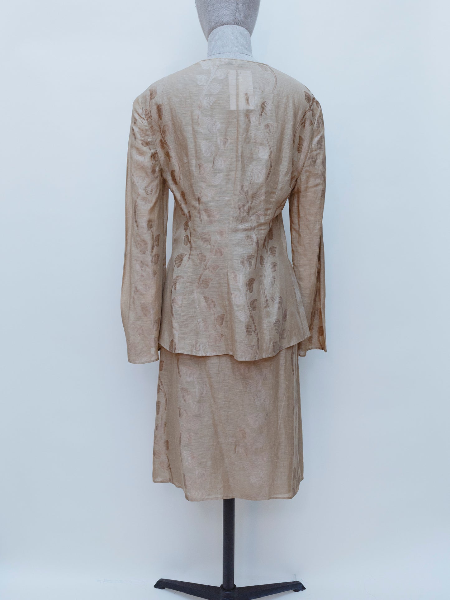 Giorgio Armani Tan | Skirt Suit
