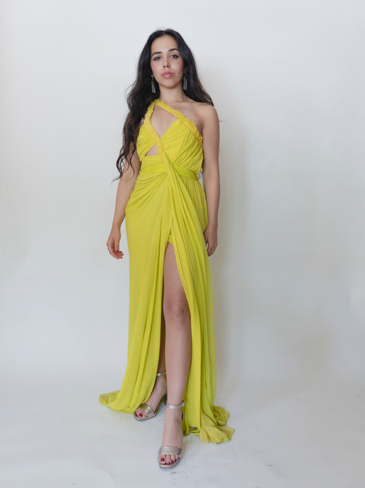 Gabriela Cadena Chartreuse | Gown