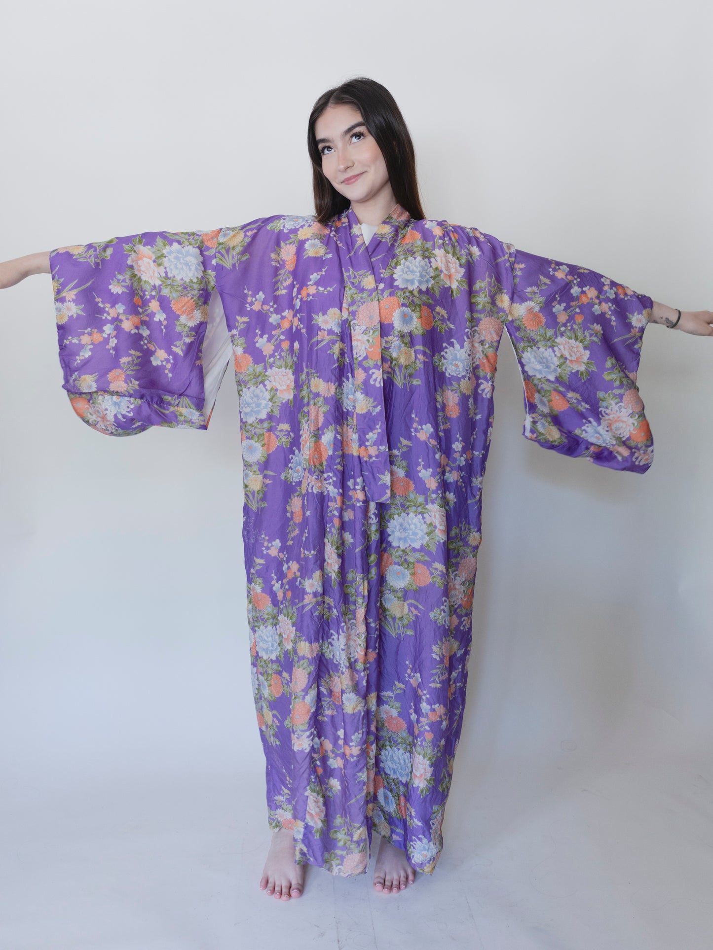 Purple Haze Silk | Kimono
