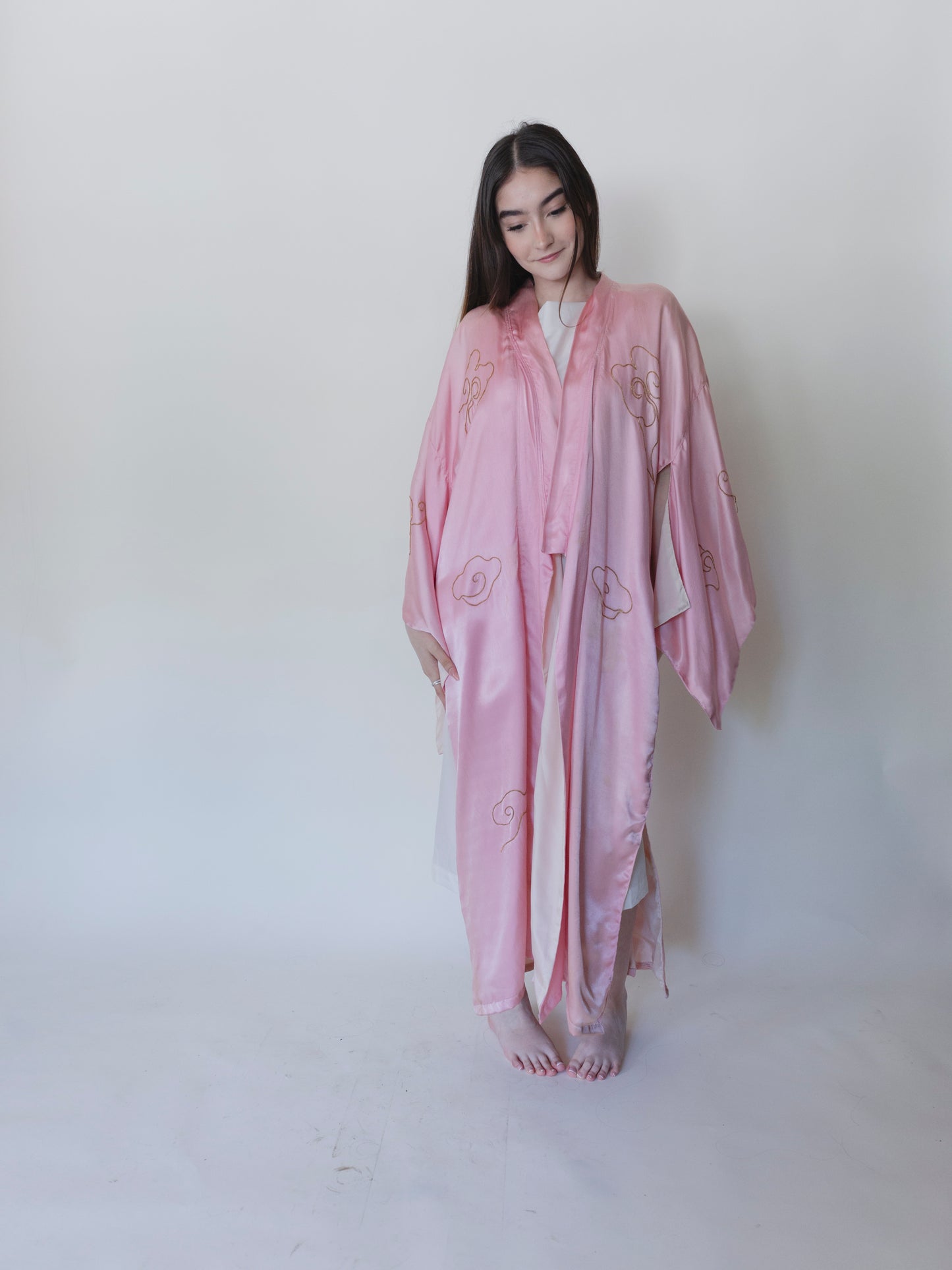 Peony Silk | Kimono