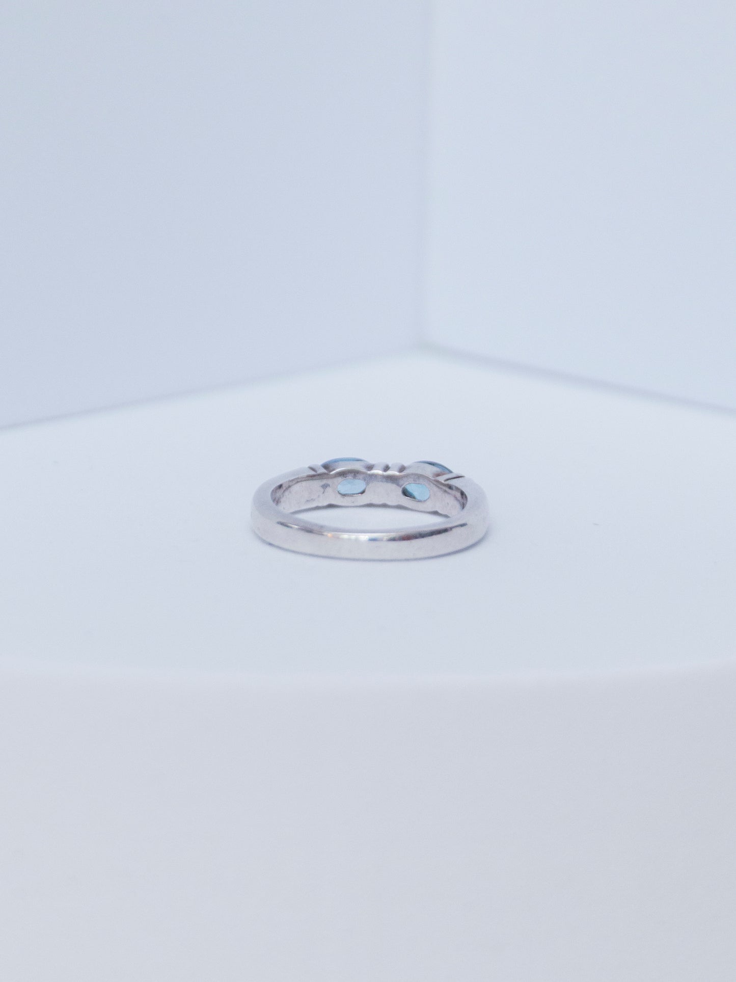 Aquamarine Band | Sterling Silver