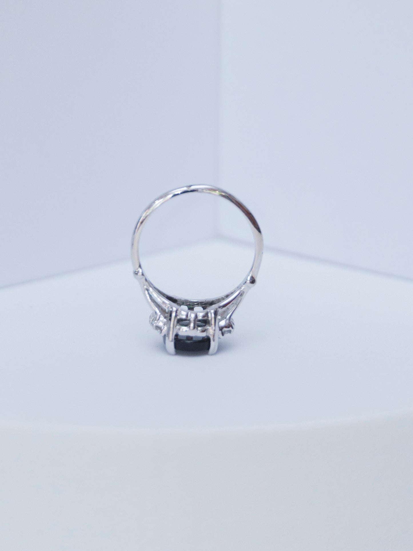 Black Onyx & Topaz | Ring | Sterling Silver