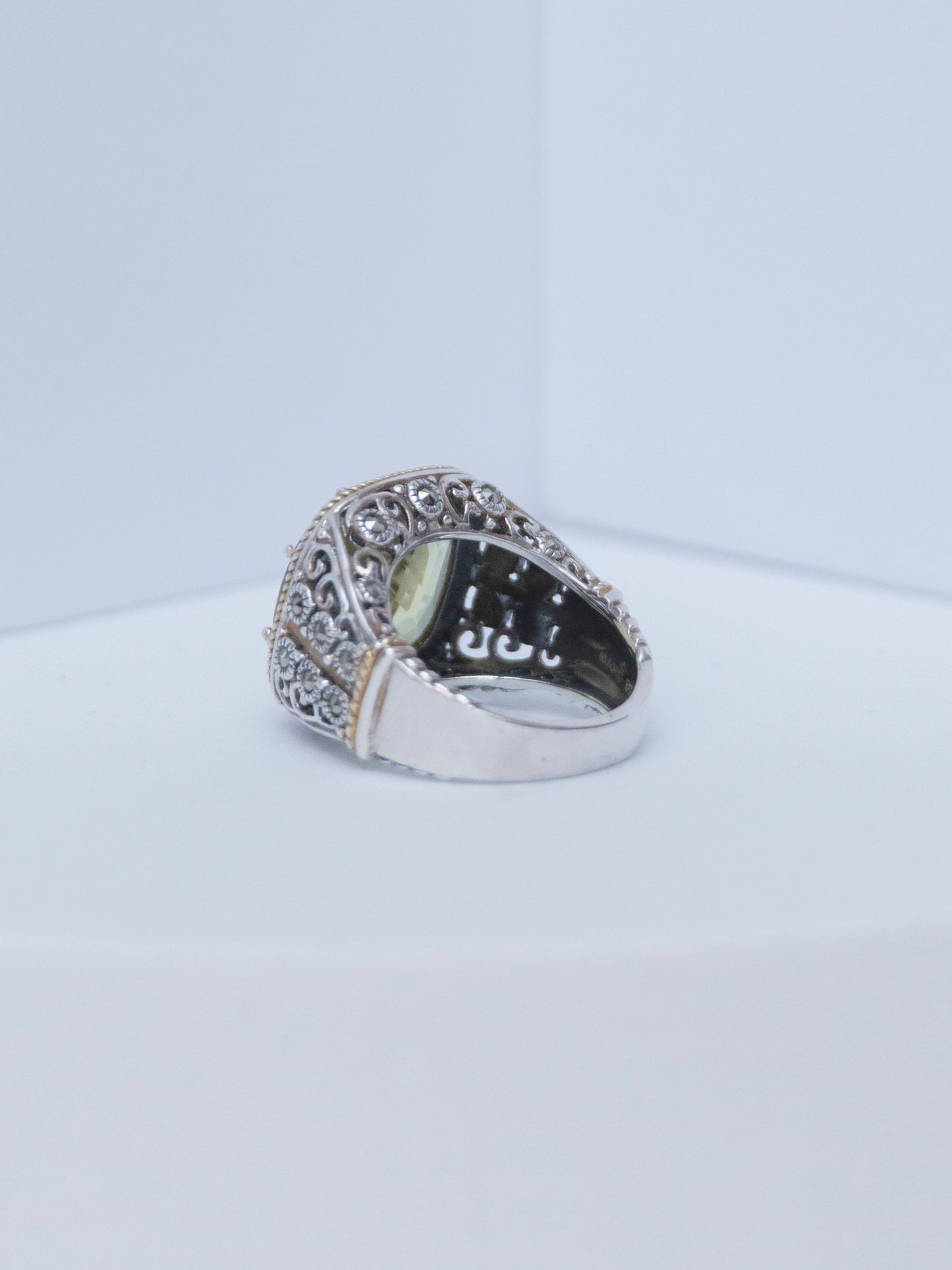 Citrine Signet Ring | Sterling Silver