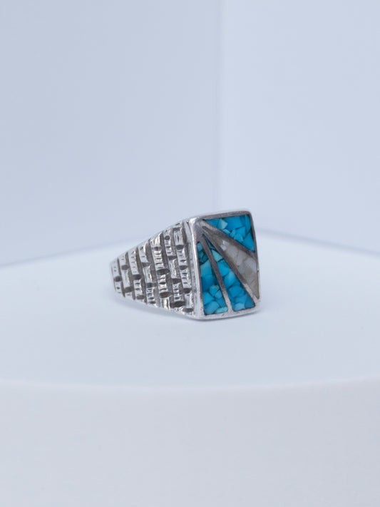 Turquoise Men's | Sterling Ring