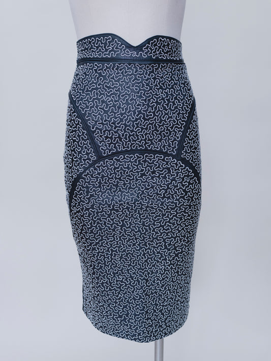Jean Claude Jitrois Leather Skirt | Skirts
