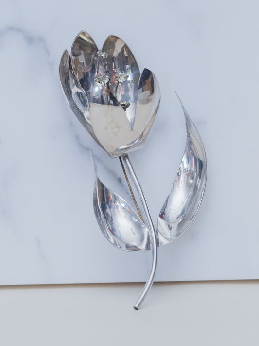 Tulip | Brooch Sterling Silver