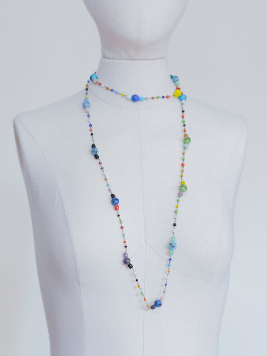 Ava | Glass Bead Necklace