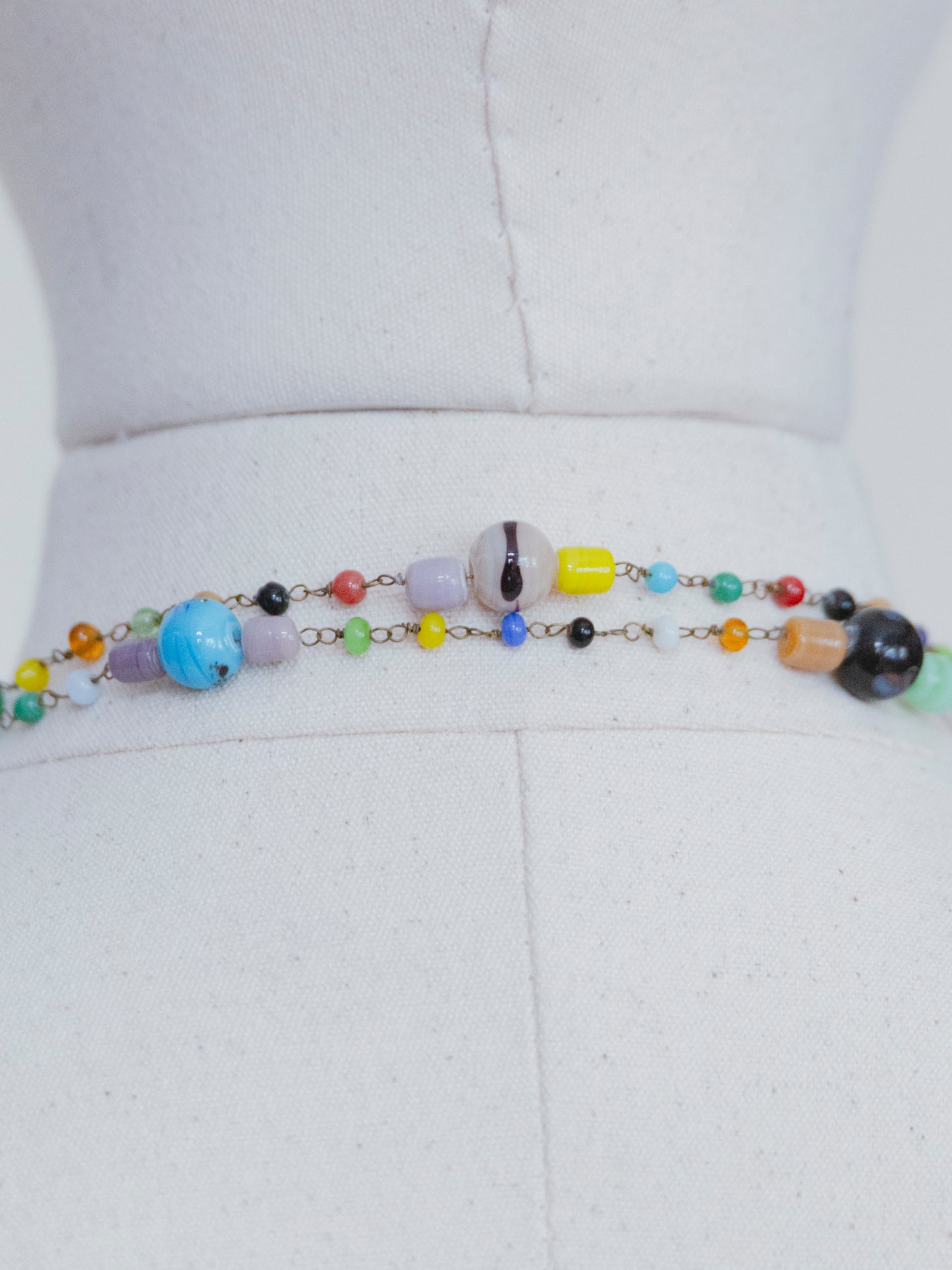 Ava | Glass Bead Necklace