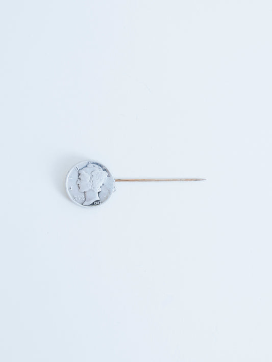 Mercury 1927 Dime | Stick Pin Brooch