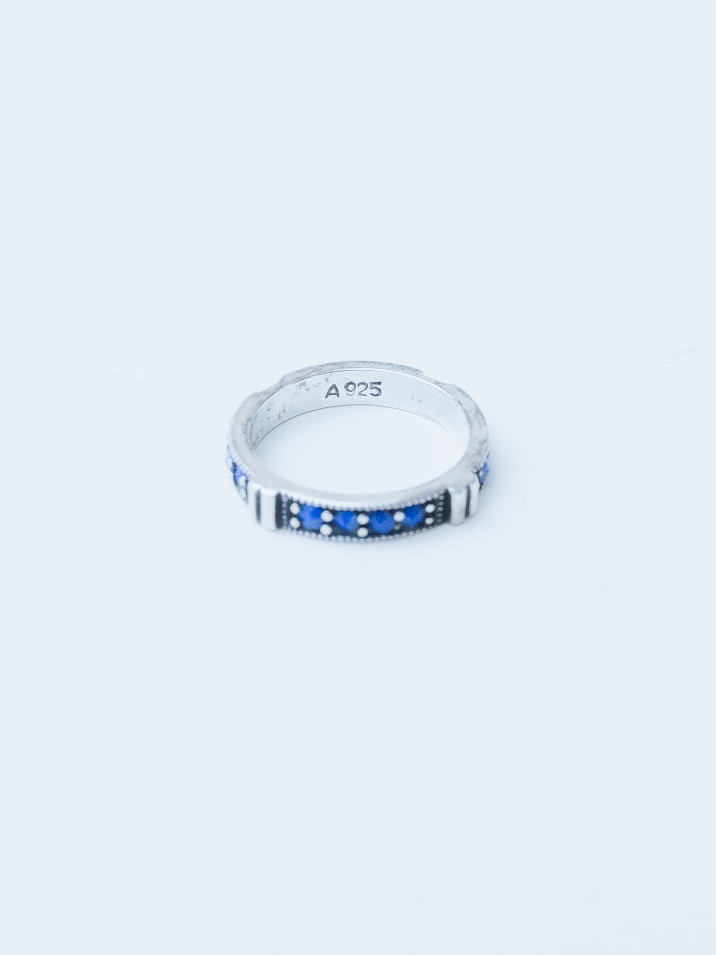 Deepest Blue Sapphire | Ring | Sterling Silver