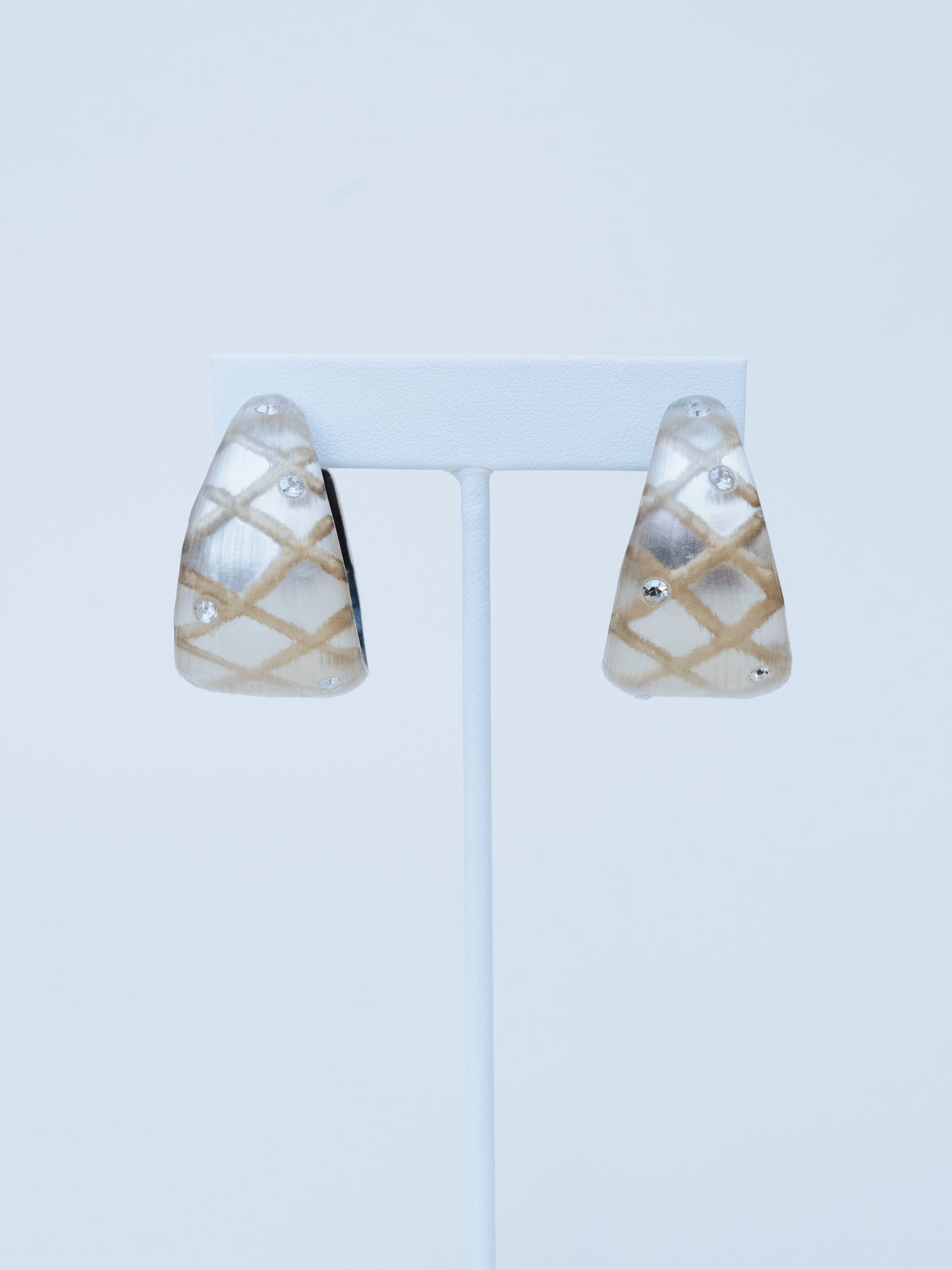 Alexis Bittar Chunky Champagne Hoop | Earrings